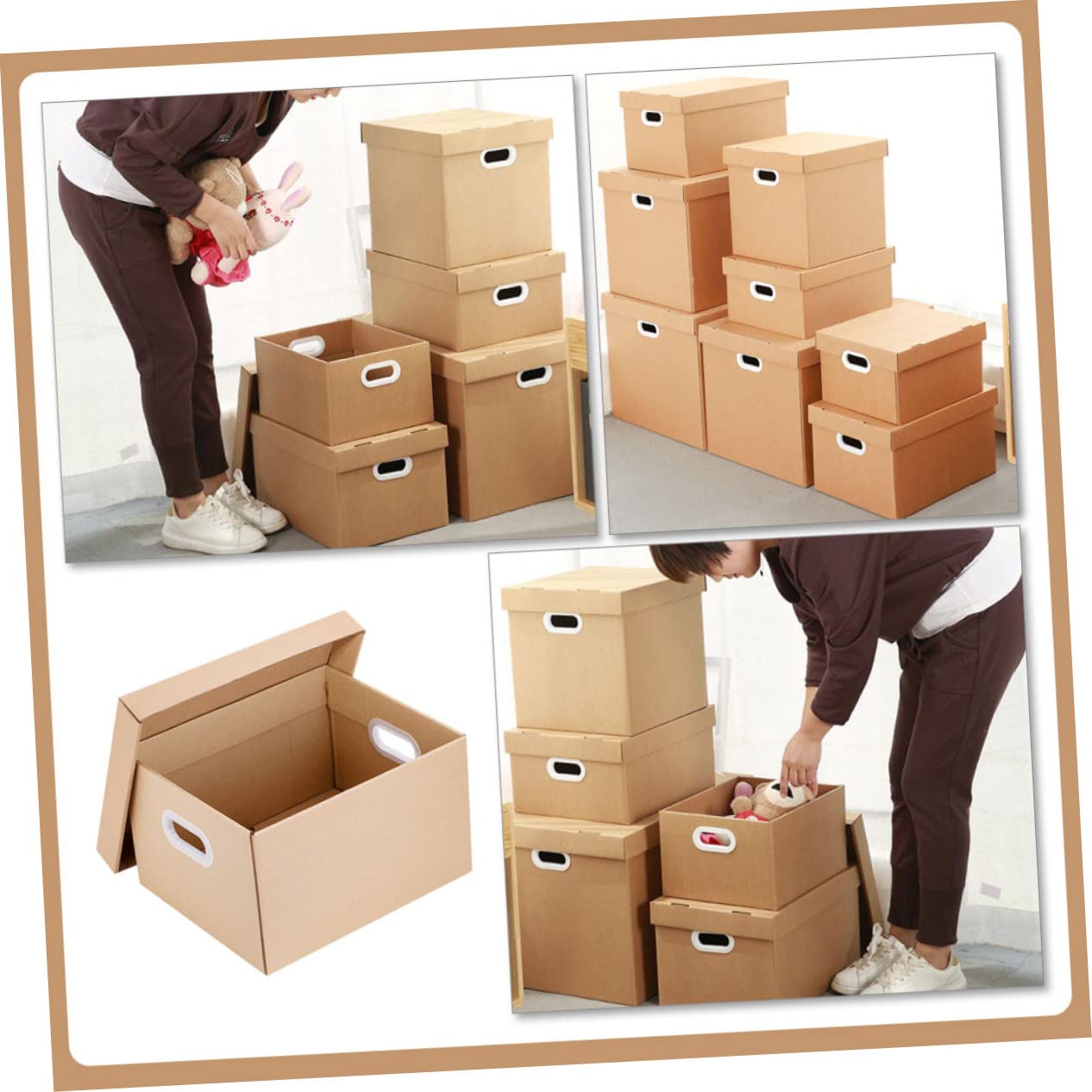 MAGICLULU Dokumentenbox für Schule und Büro Aktenorganizer Aufbewahrungskoffer für Dokumente Geldscheine Briefe Quittungen Rechnungen Formstabile Ablagebox aus Strapazierfähigem Material