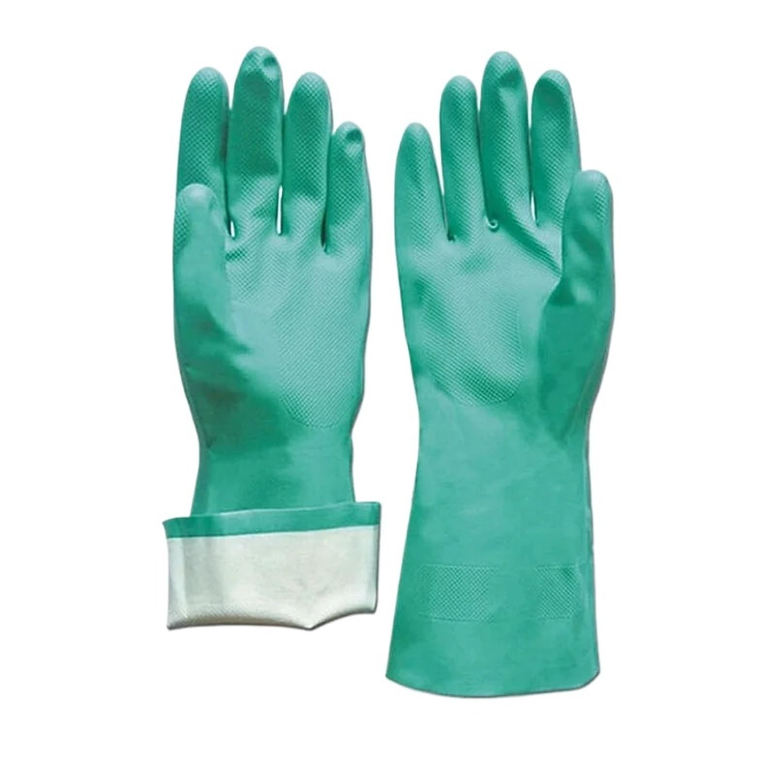 Genérico Compatible con 10/12/24 pares de guantes largos de nitrilo impermeables for limpieza del hogar, ropa for lavar platos(Need - 24 Pairs,S)