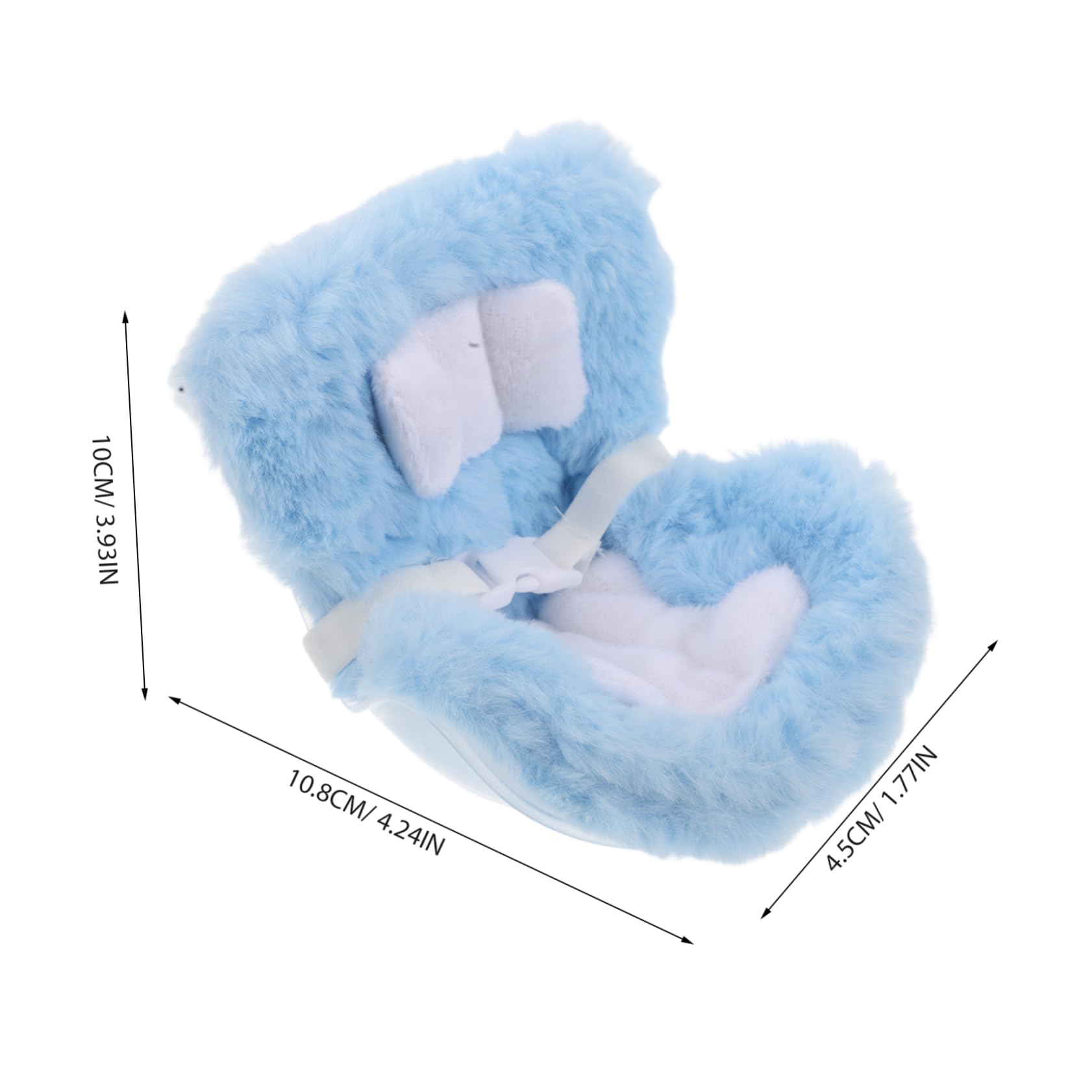 BRIGHTFUFU Doll Carrier Carseat Toy Doll Carrier Car Seat Sturdy Craftsmanship for Longevity