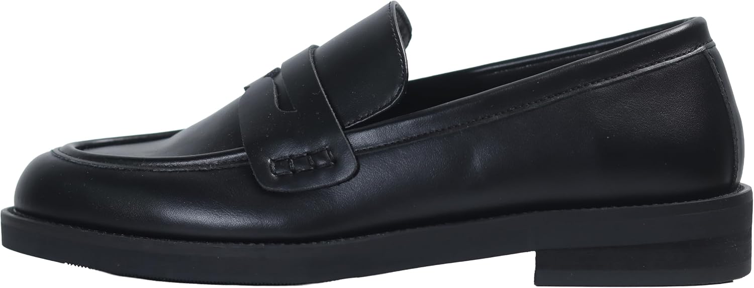 Women's Penny Loafers, Comfortable Slip On Business Casual Dressy Shoes for Work, Easy Match Walking Flats