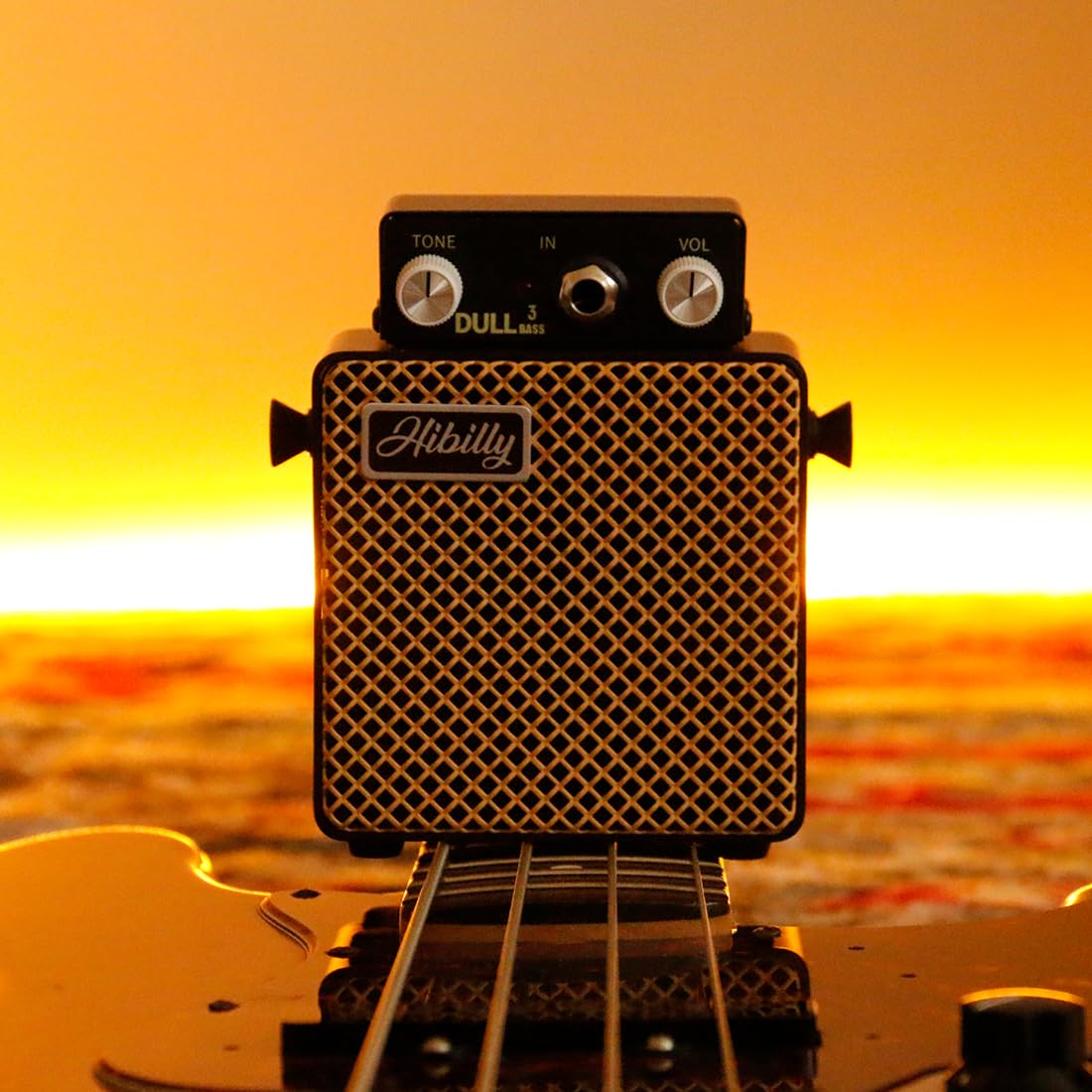2025 Full Metal Mini Pocket Bass Verstärker und Micro Amp für professionelle Auftritte und Übungssitzungen - Dull 3 Darkling Black