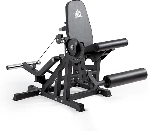 LIONSCOOL Leg Extension and Curl Machine V4.0, 1100lbs Capacity Adjustable
