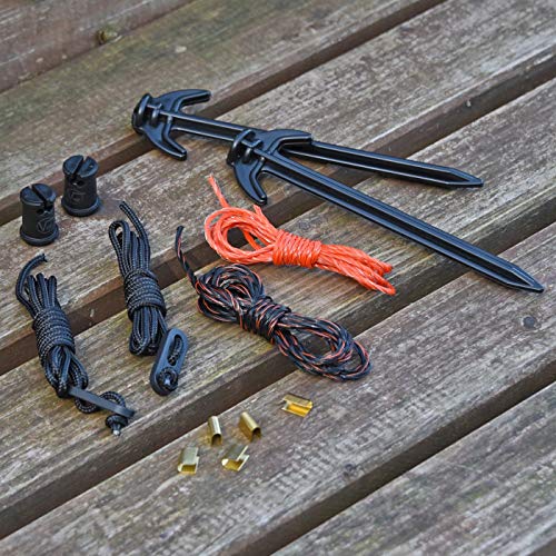 VOSS.farming Schafnetz Elektronetz 50m 2 Spitzen 90cm 13 Pfähle Orange Schafzaun Elektrozaun Weidezaun