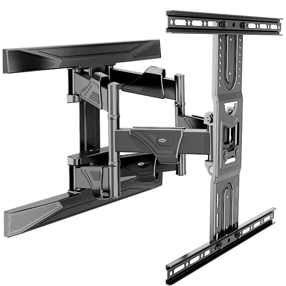 Staffa di montaggio a parete per TV per la maggior parte dei 45-75 pollici LED LCD OLED 4K piatto curvo TV girevole doppio braccio articolato estensione rotazione inclinazione max VESA 600 × 400