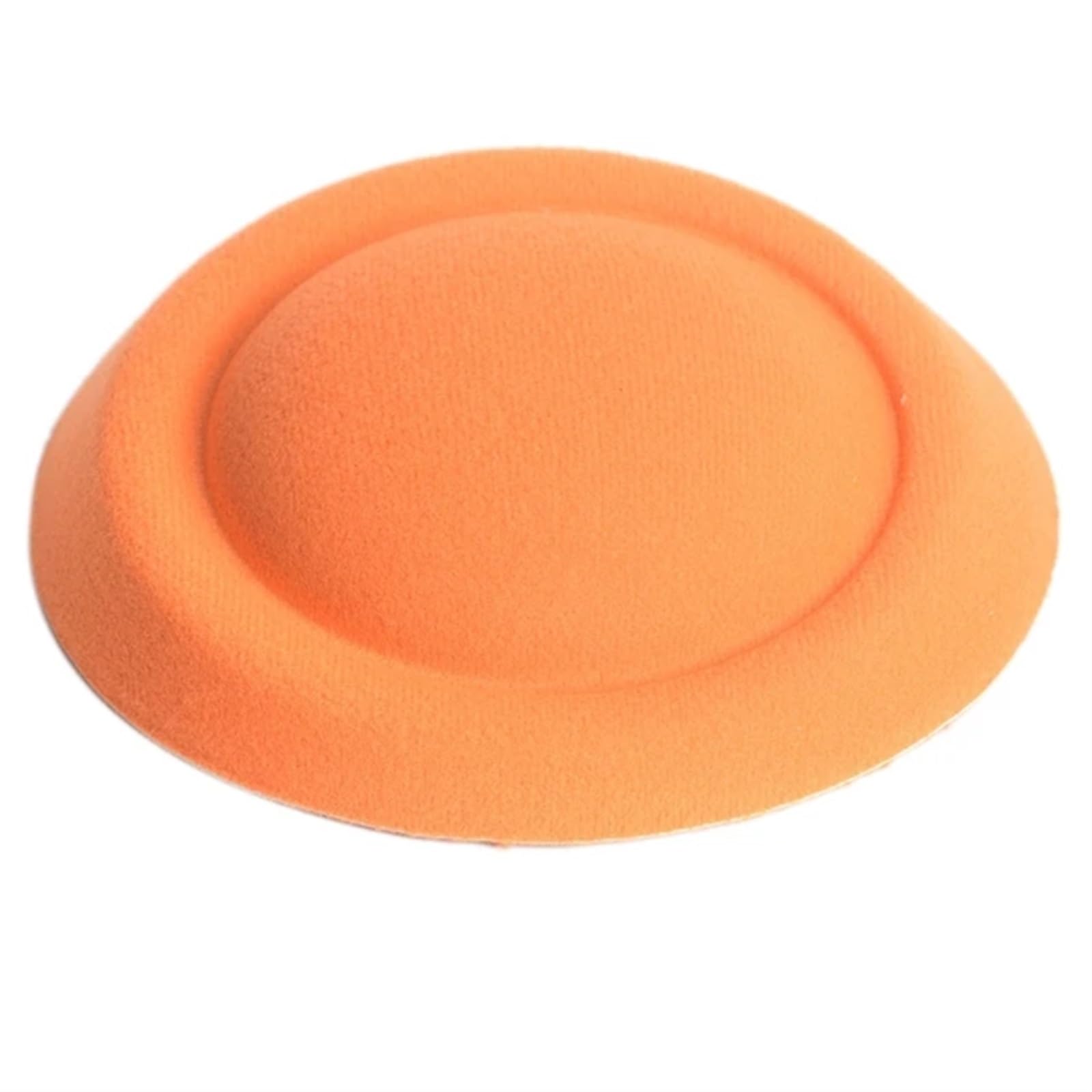 UALXPAO Wedding Hats Fascinator Hat Cloth Millinery Base DIY Craft Solid Women Dance Headwear for Tea Party,Weddings(Orange)