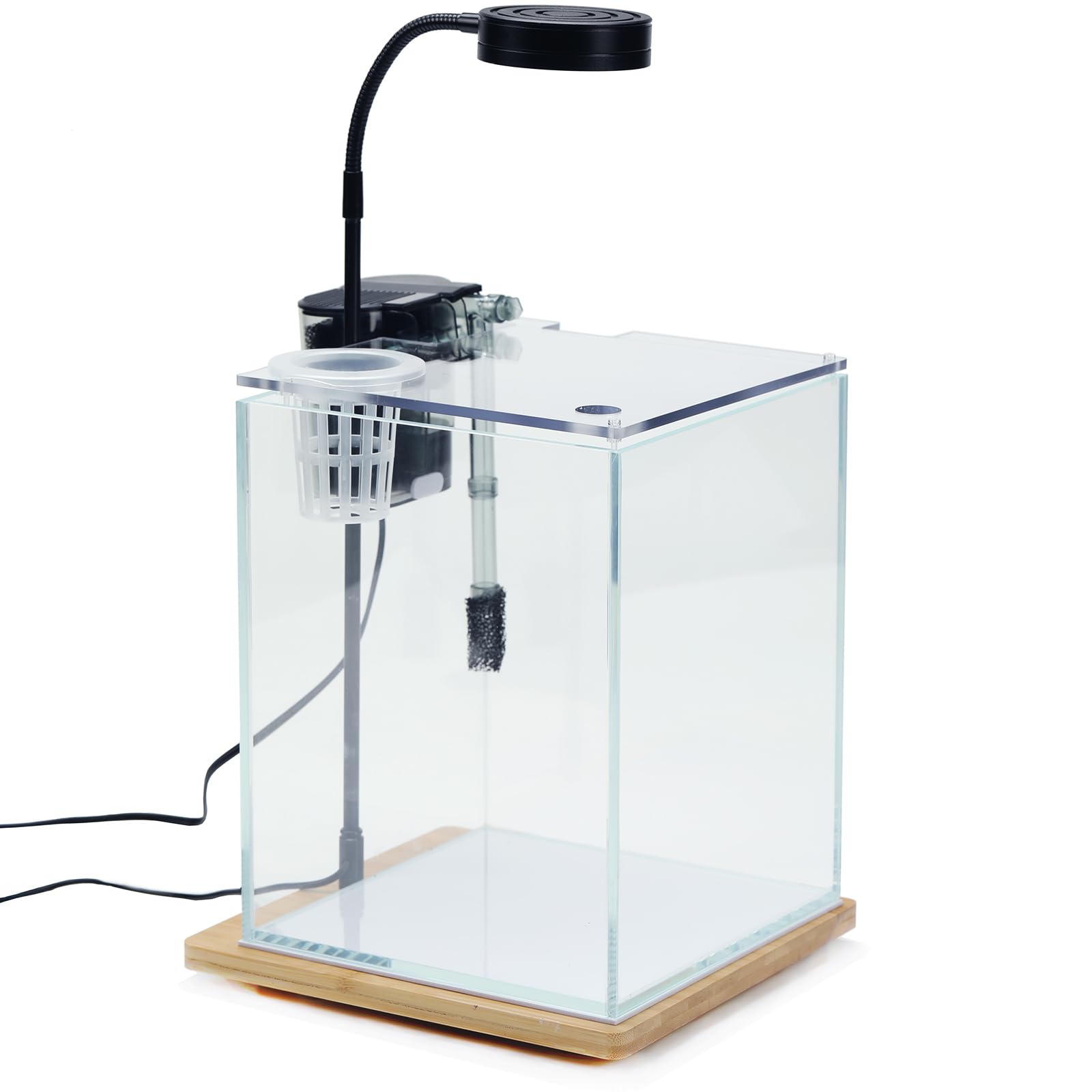 Aquatopia 2.5 Gallon Nano Aquarium Kit with LED Light
