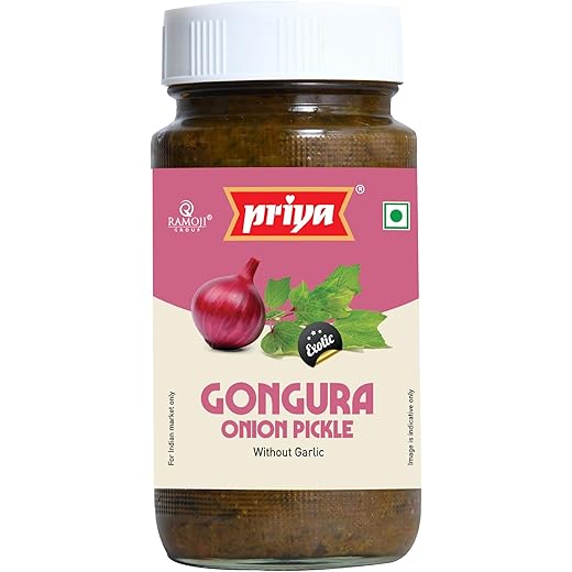 Priya Gongura Pickle - Tangy & Spicy 300g