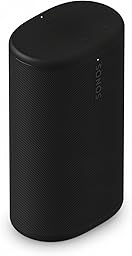 Sonos Play - Portable Bluetooth Speaker with WiFi, Alexa, 24-Hour Battery Life, Charging Base - Black