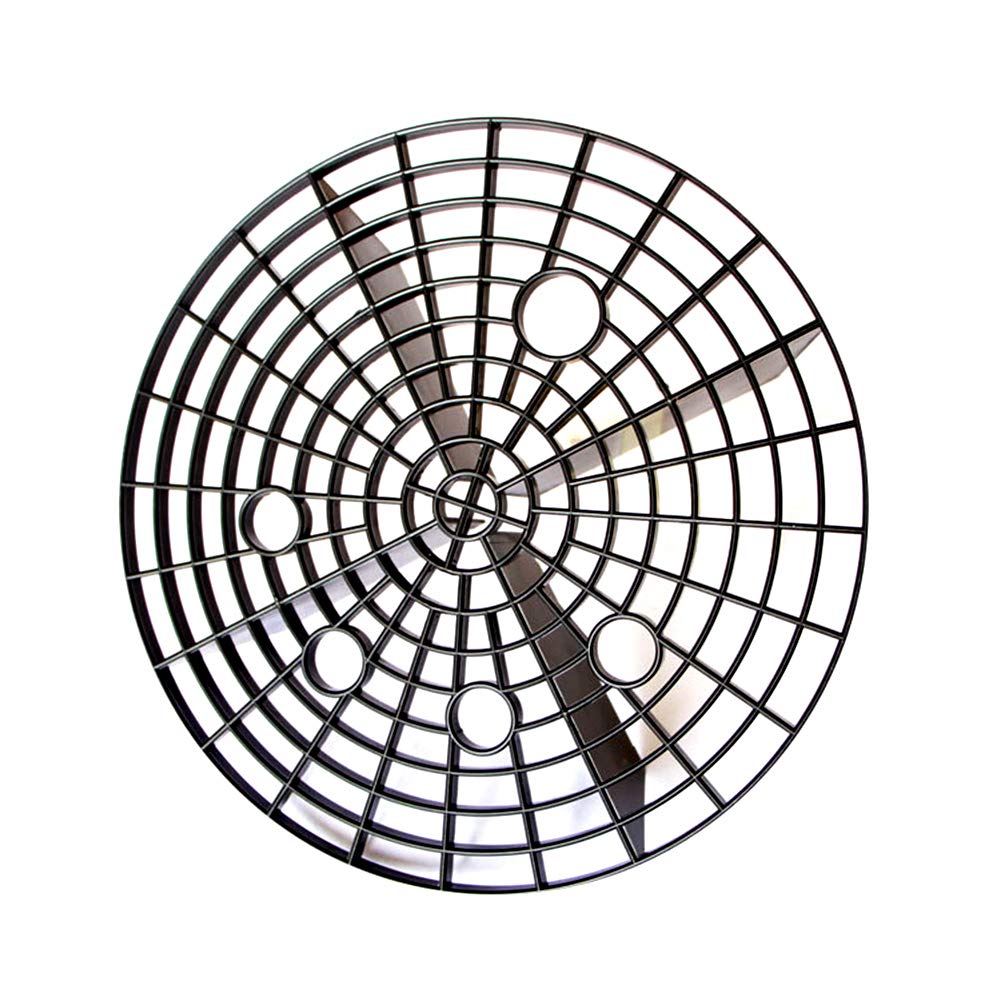 newhashiqi Car Wash Grit Guard, Car Wash Filter Plug-in Washboard Bucket Filter Anti-scratch Dirt Pad Black Small