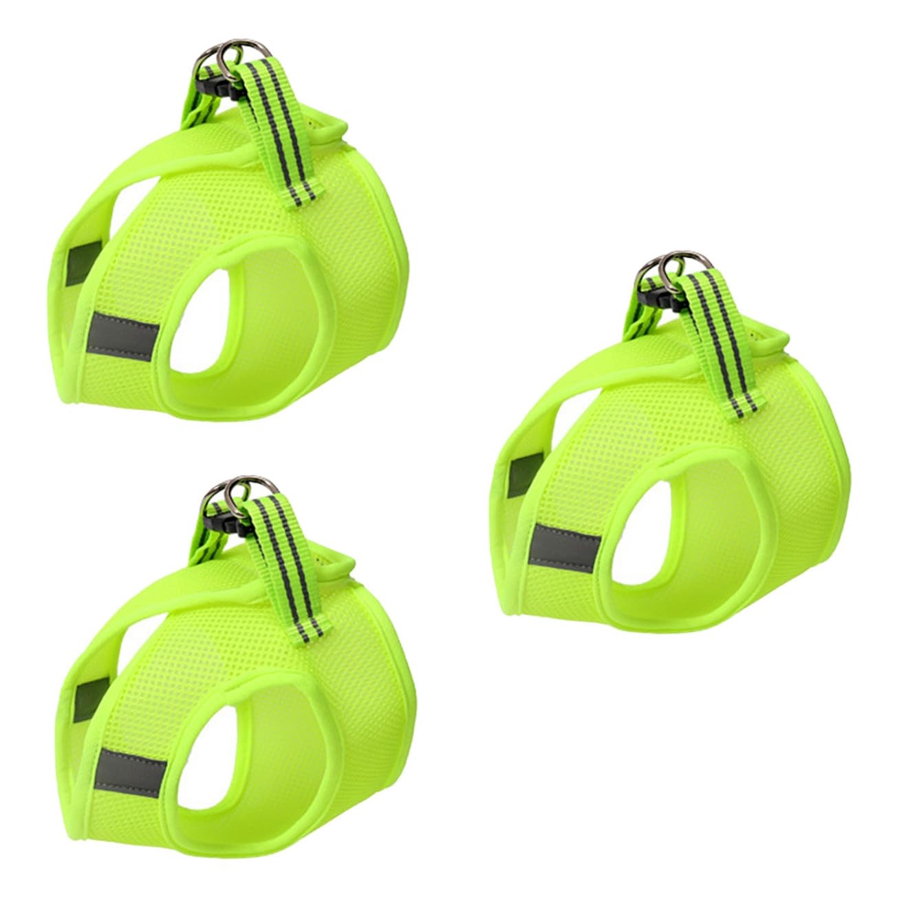 Didiseaon 3pezzi Per Cani e Gatti Traspirante Pettorina Leggera e Confortevole Per Animali Domestici Verde Frutta Taglia Design Alla Moda e Facile Da Pulire