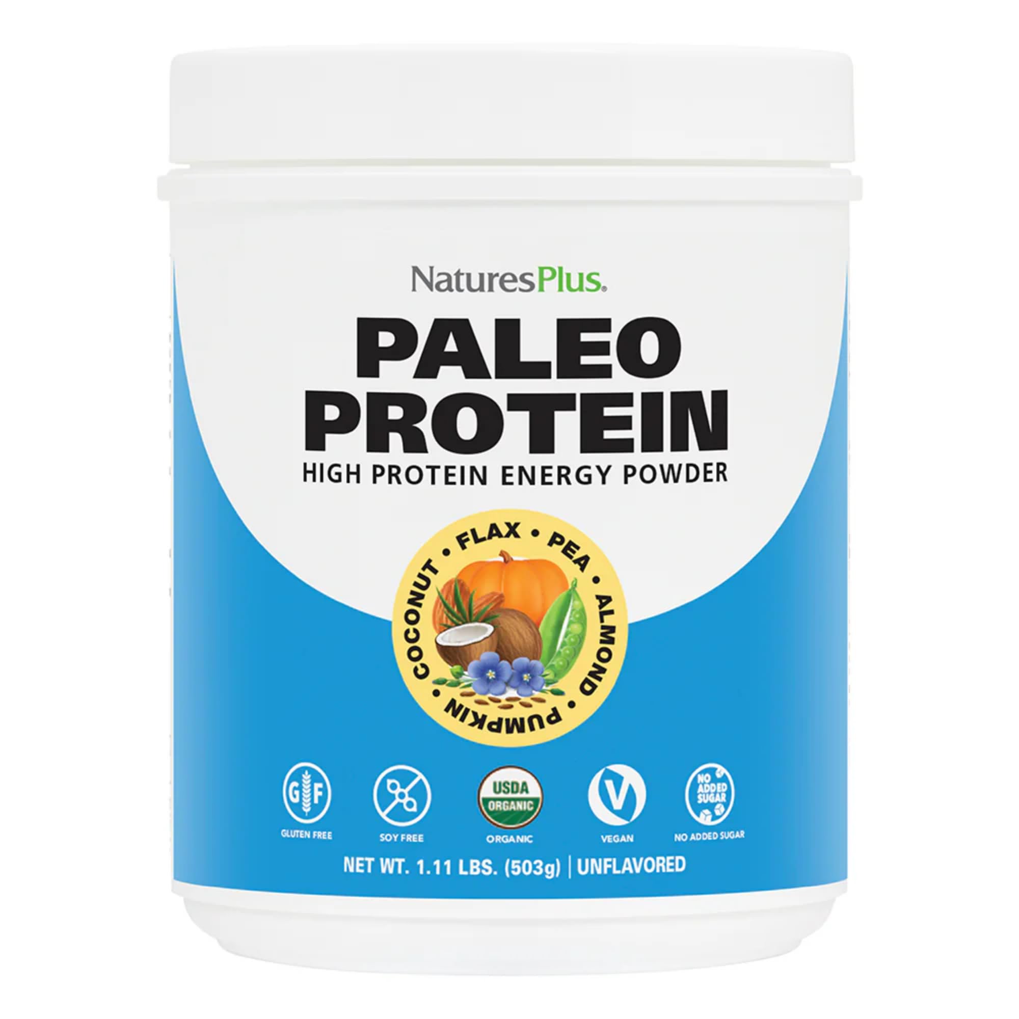 Nature's Plus169256 Organic Paleo High Protein Energy Powder (1.49 Lbs.)