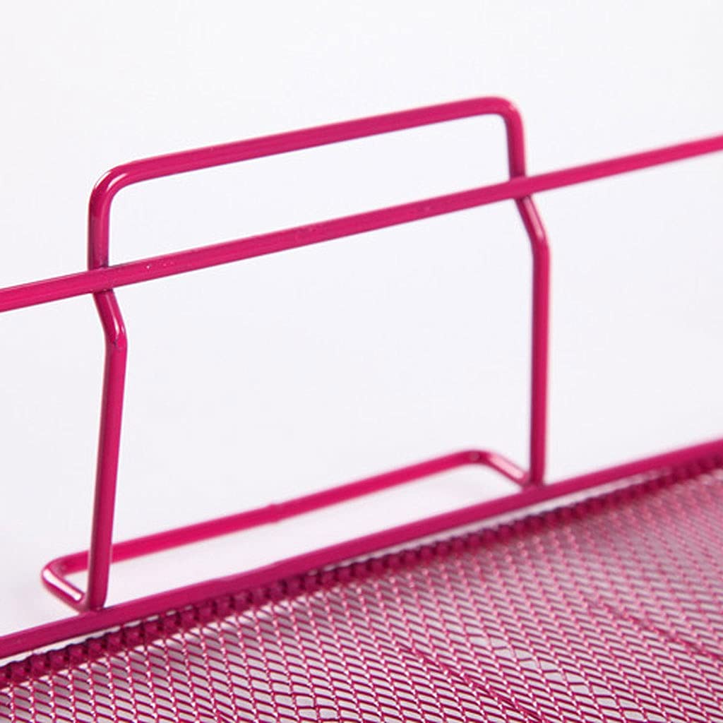 portadocumenti cremagliera Porta file in ferro battuto Desktop File TRAY TRAY Multi-Layer File Rack Forniture for ufficio Storter Adatto for casa, ufficio o scuola Per l'organizzazione e lo stoccaggio