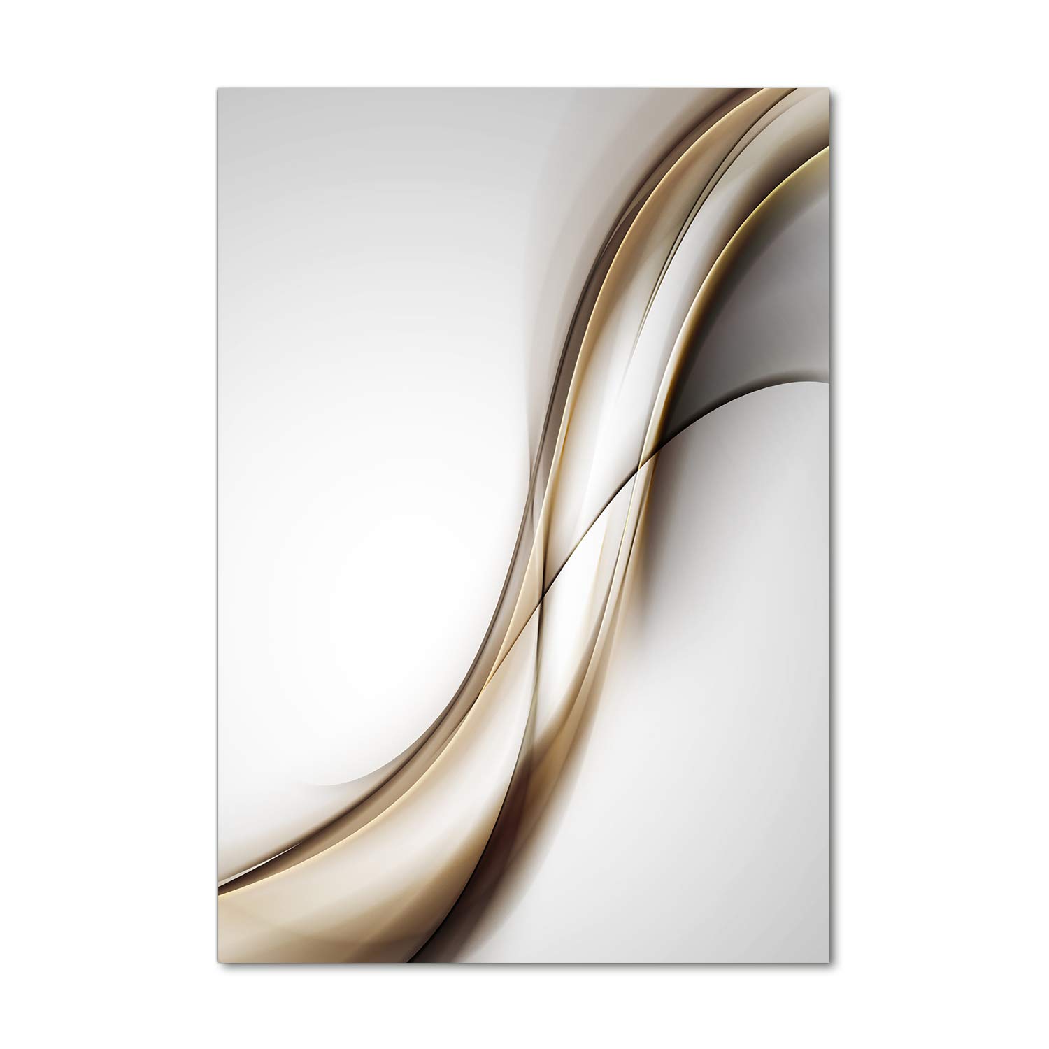 Déco mural derrière le plastique Tulup, grand tableau beige moderne pour chambre cosy
