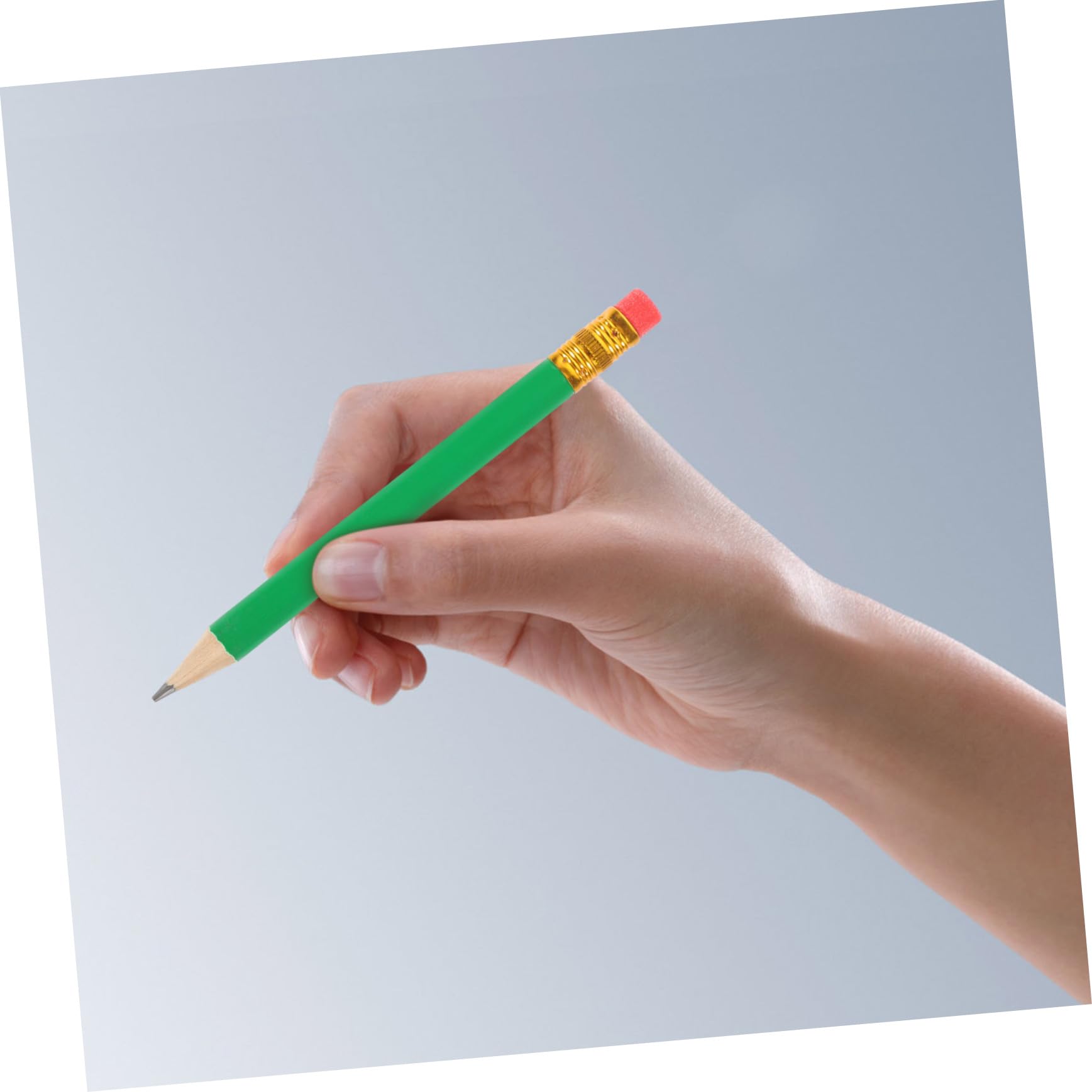 Tofficu 5 Sätze Kurzer Bleistift Holzkohle Klein Mini Bleistifte Graphit Hb Pencil Schreibutensilien Druckbleistift Set Holzstifte Tragbare Schreibstifte Für Studenten Green 72 Stück * 5
