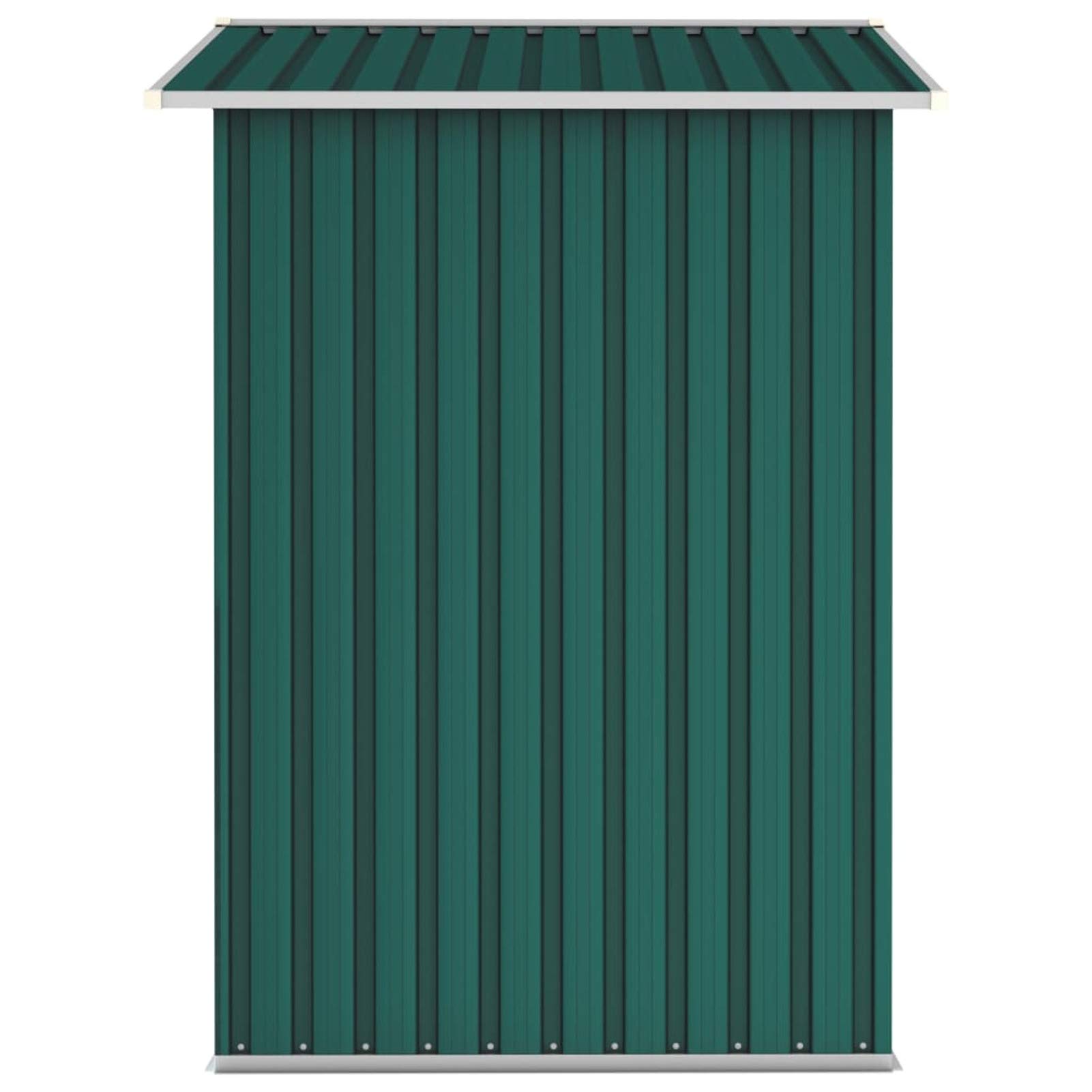 Capanno da Giardino, Casetta Giardino, Capanno Attrezzi da Giardino, Casette da Giardino, Verde 205x129x183 cm in Acciaio Zincato