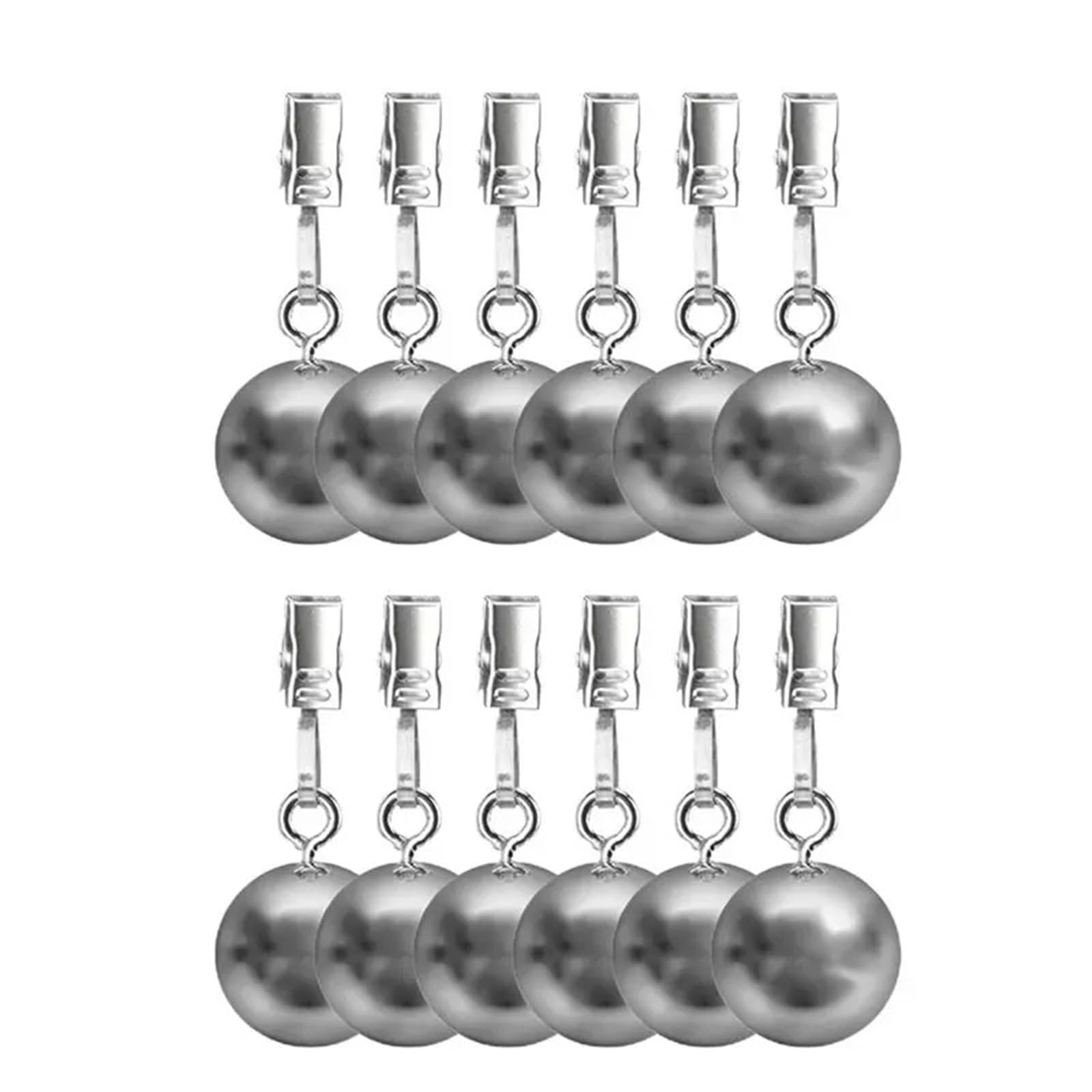Maryear Tablecloth Weights 12pcs Table Cloth Weights Stainless Steel Holders With Clamp Designed For Outdoor For Picnic Party Dining