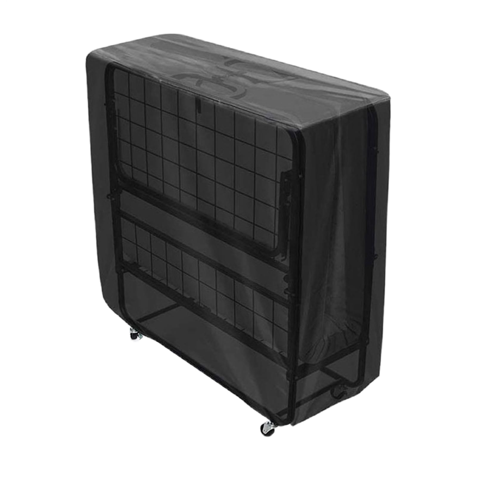Housse De Rangement pour Lit D'Appoint avec Fermeture Éclair,114 * 90 * 38cm Housse De Lit Pliable en Tissu Oxford 210D Imperméable,Solution De Rangement Pratique pour La Maison Et Les Voyages