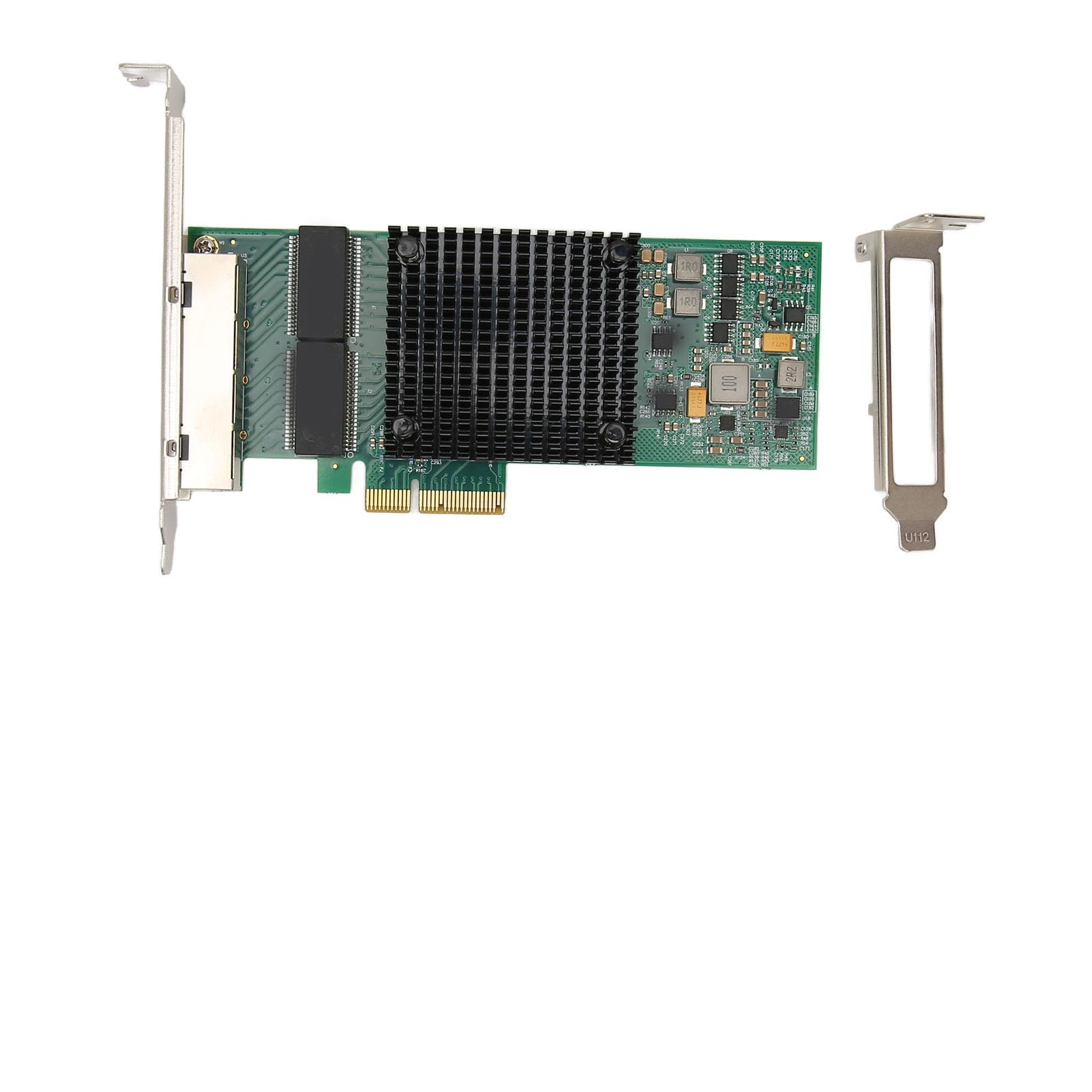 Carte Réseau Gigabit PCIe, Adaptateur de Serveur en Cuivre RJ45 4