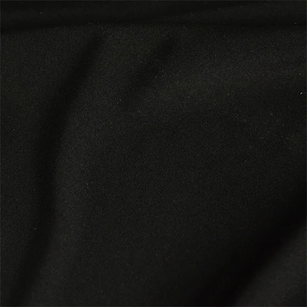 Tela de seda de leche tejida de elastano elástico de cuatro lados para coser ropa, vestidos, ropa de yoga, por metros, 10 unidades, color blanco, 1 m x 1,6 m