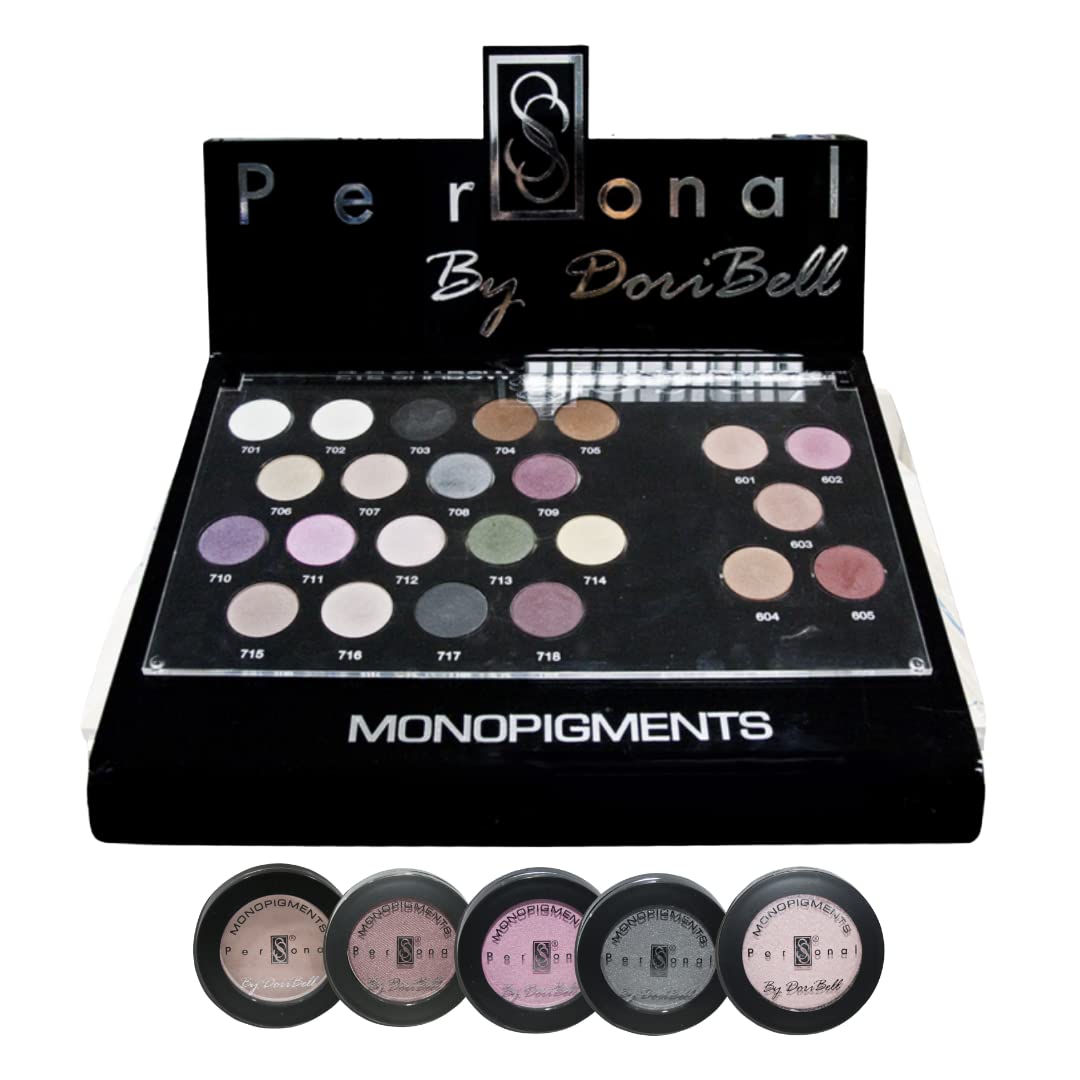 Expositor con almacenamiento sombras y coloretes monopigment 115 uds