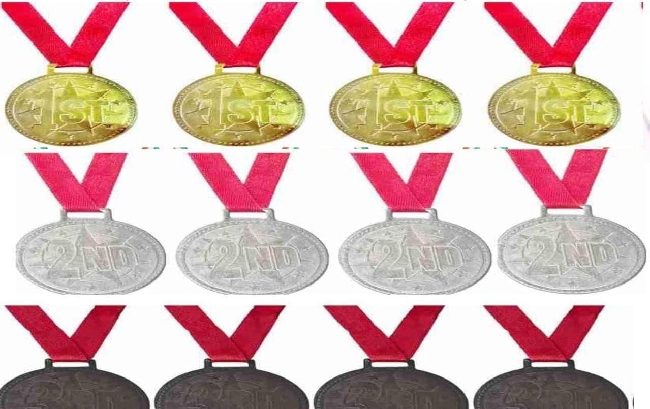 Winner Award Medals Gold Silver Bronze | Sports Day, School Events, Games & Tournament Medals (BSG Pack of 12)-image-20
