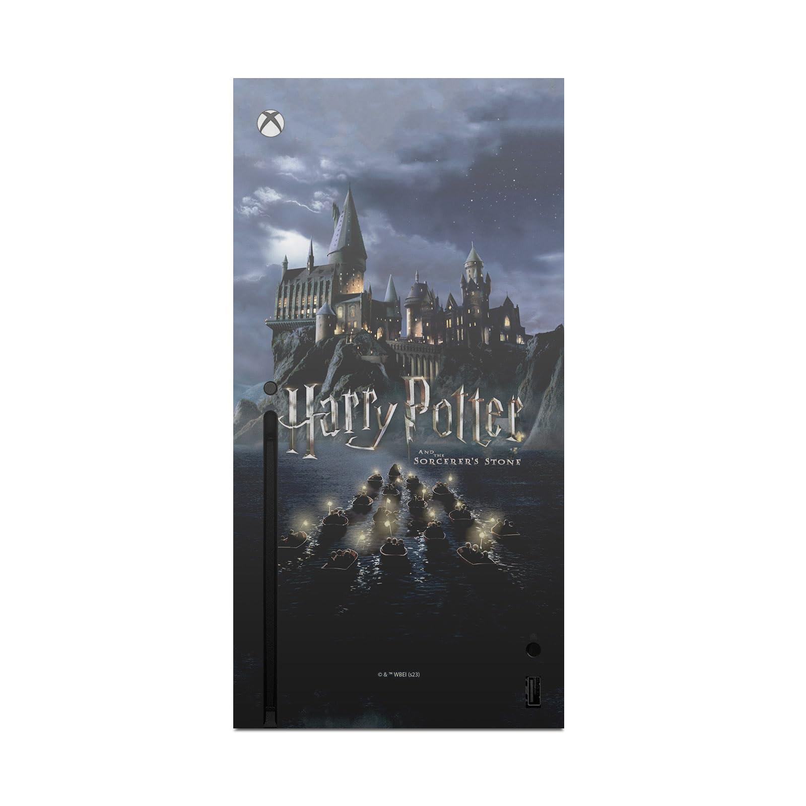 Head Case Designs sous Licence Officielle Harry Potter Château Graphiques Vinyle Autocollant De Jeu Peau Autocollant Couverture Compatible avec Xbox Series X Console and Controller Bundle