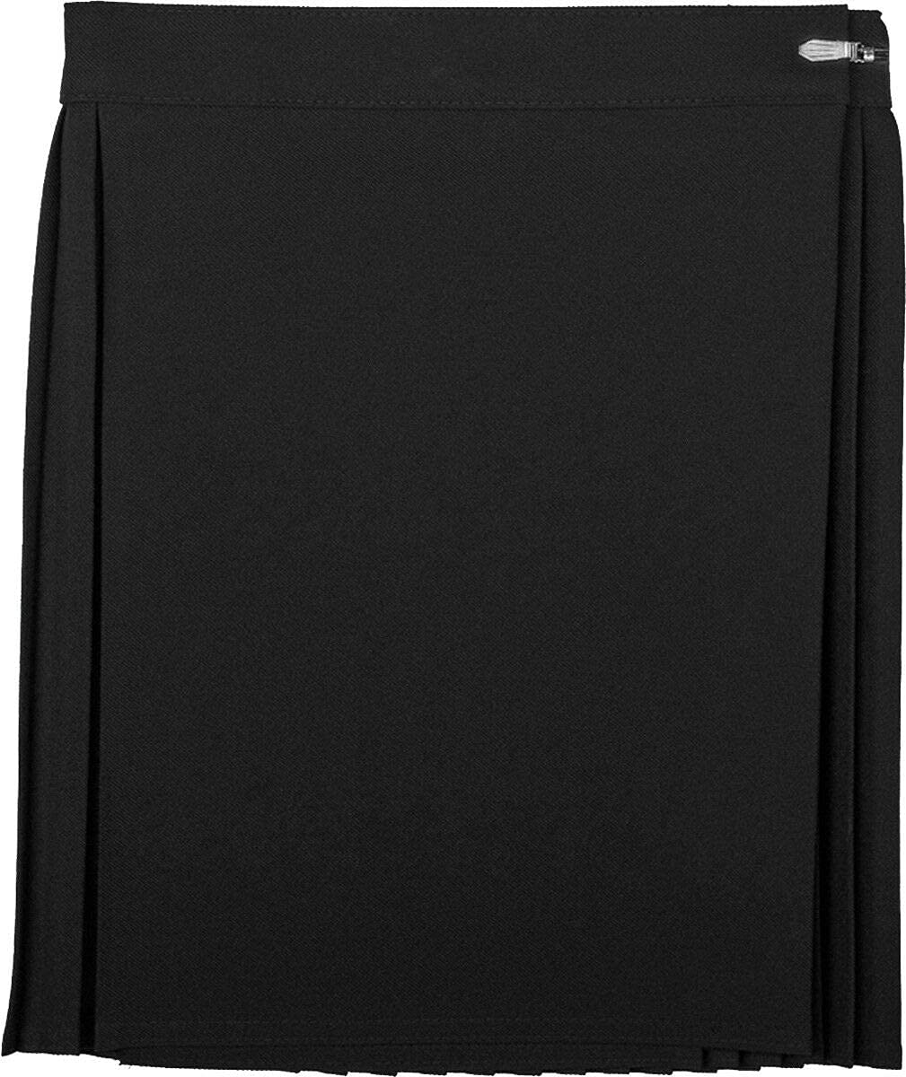 Kids Girls School Uniform P.E. Netball Sports Gym Skirt Kilt Knife Pleats Wraparound Skirts Drop Waist Pleated Summer Skirt’s Sportswear (Waist 22" to 40")