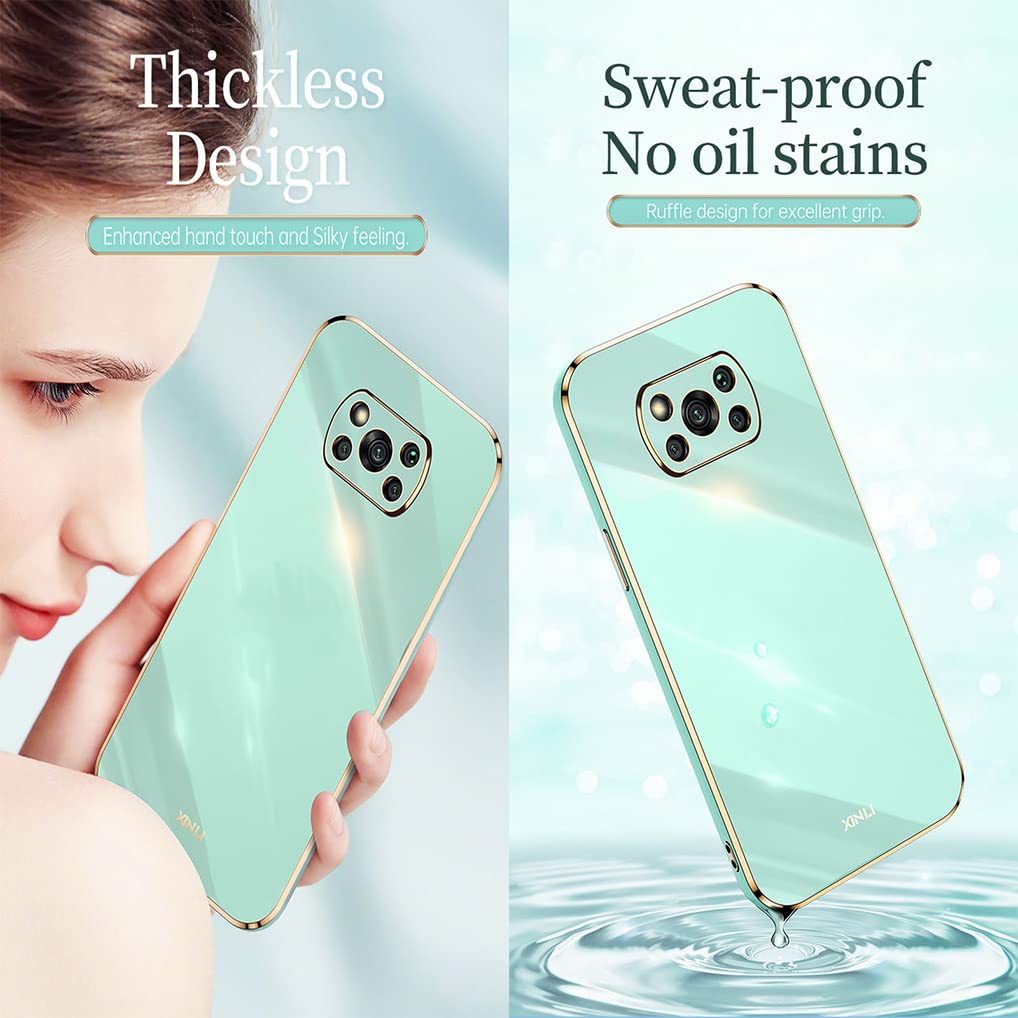 Liner Cover per Xiaomi Poco X3 PRO, Custodia Protettiva Ultra Sottile ed Elegante in Silicone TPU Flessibile, Glitter Modelli Colorful Cover Antiurto Case per Xiaomi Poco X3 NFC - Farfalla Sogno