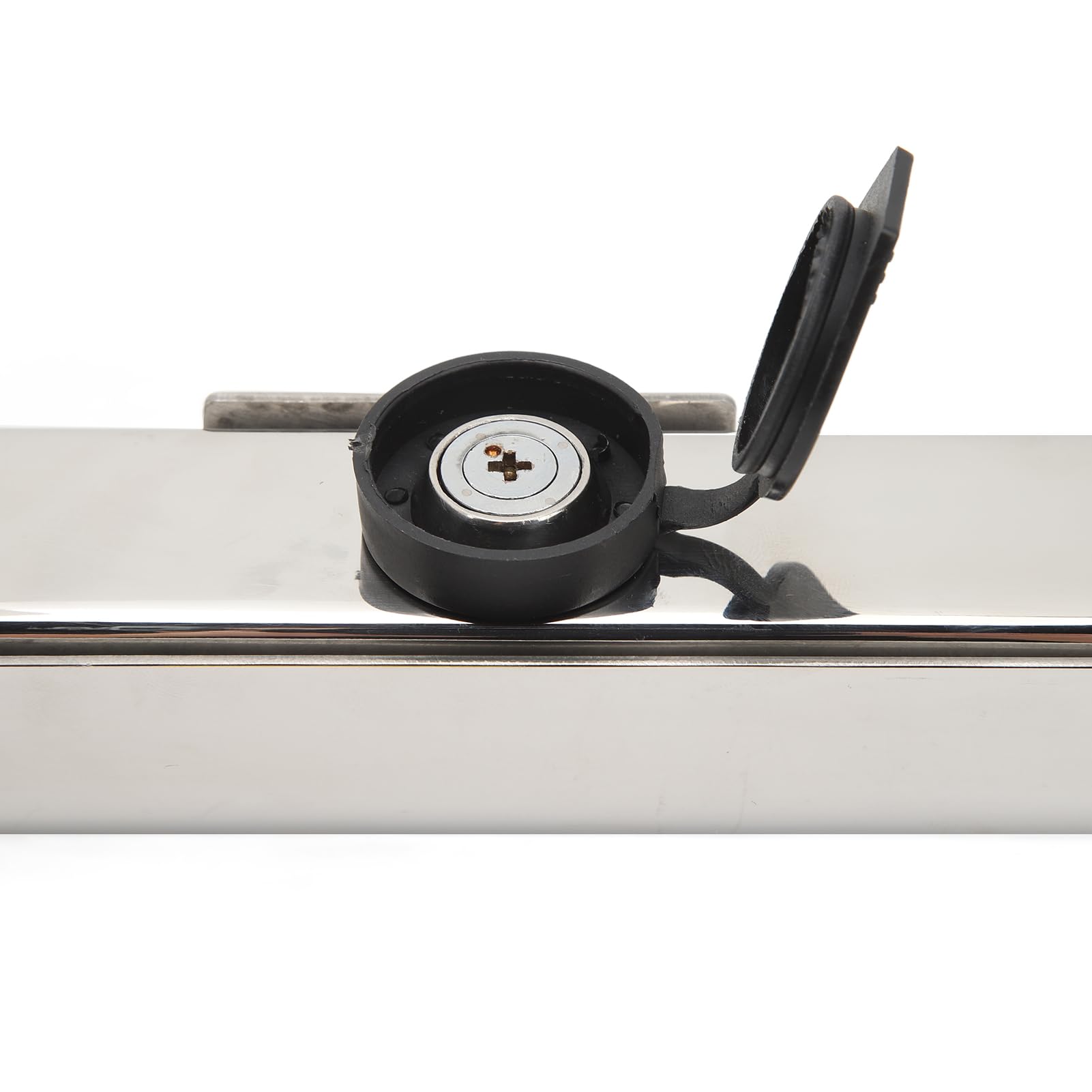 Außenbordmotorschloss, Robuster Edelstahl, Universell Passend für Yachten, Marine, 304-Verriegelungsmechanismus für Hohe Sicherheit, 30,5 Cm Langes Schloss Zum Schutz von Bootsmotoren