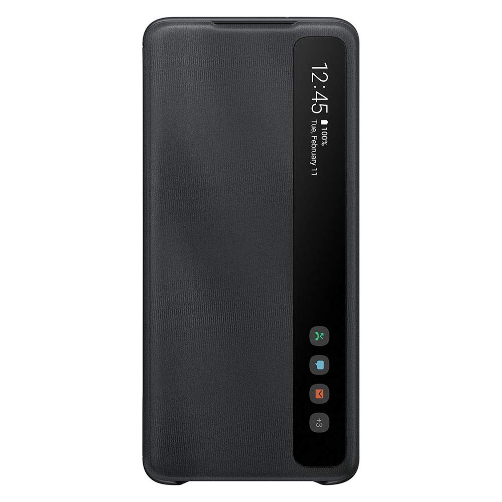Samsung Galaxy S20+ ブラック ケース付き Amazon.com: Samsung Galaxy S20+ Case, Official S-View Flip Cover