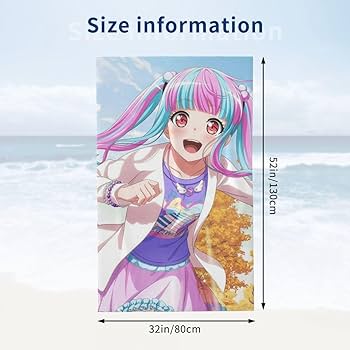 バンドリ　パレオ　フェイスタオル バンドリ パレオ フェイスタオル