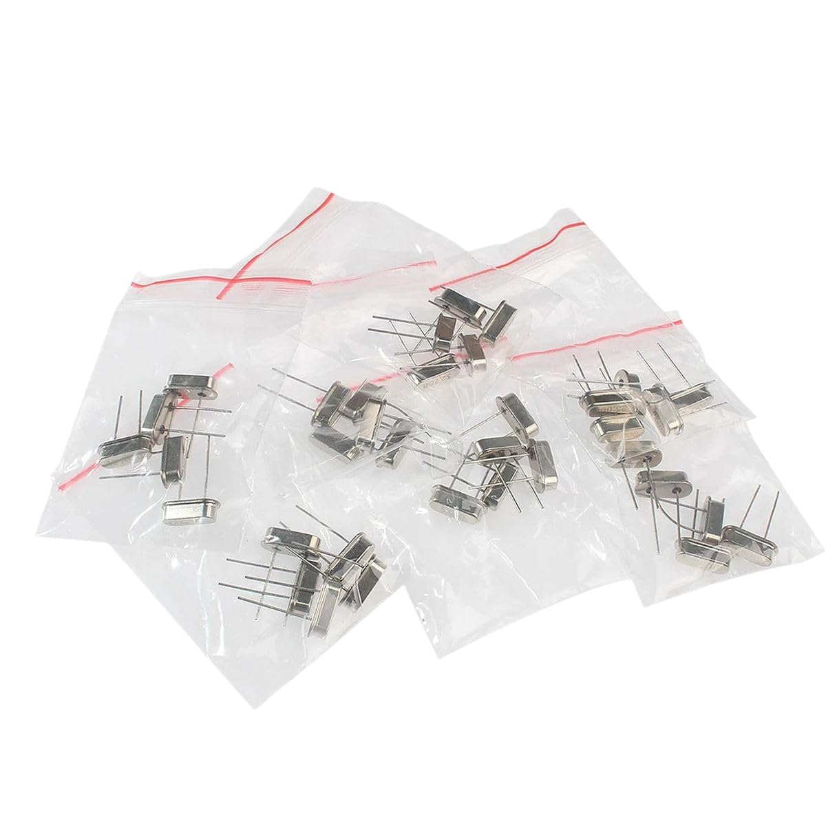 35PCS HC-49S Crystal Oscillator Set 6Mhz 8Mhz 10Mhz 12Mhz 11.0592Mhz 16Mhz 32.768K Quartz Crystal Resonator Passive Oscillator New for Arrival 2025 High for Quality