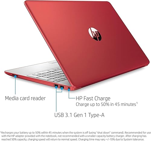 Miniatura 5 de HP Laptop de 15.6 pulgadas (Intel Pentium Quad-Core N5000, 8 GB de RAM Hugo Tech Mart, SSD de 128 GB, HDMI, WiFi, Bluetooth, cámara web HD, Windows