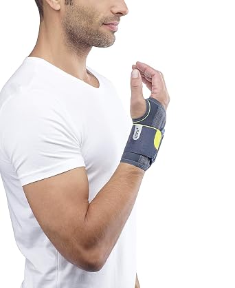 Push Sports Wrist Brace for Athletic Wrist Support. Comfortable, Easy-to-Wear Brace for Tendonitis, Fractures, Injuries, and Arthritis. Left Large