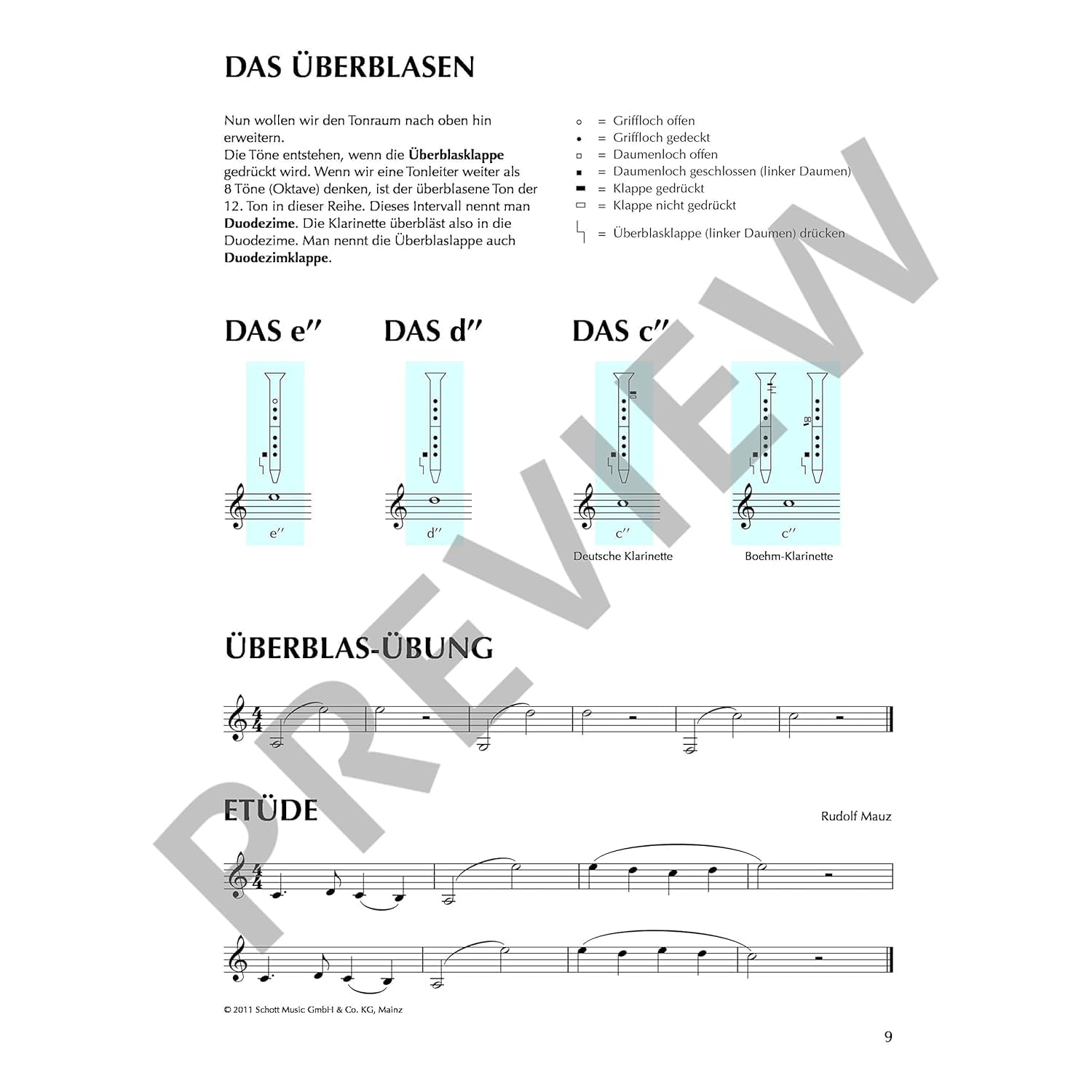 Klarinette spielen - mein schönstes Hobby Band 2 und Spielbuch 2 ( ED 20642D, ED 2064 9783795725891, 9783795724535) + Soundman Durchziehwischer für Klarinette (Starterset)
