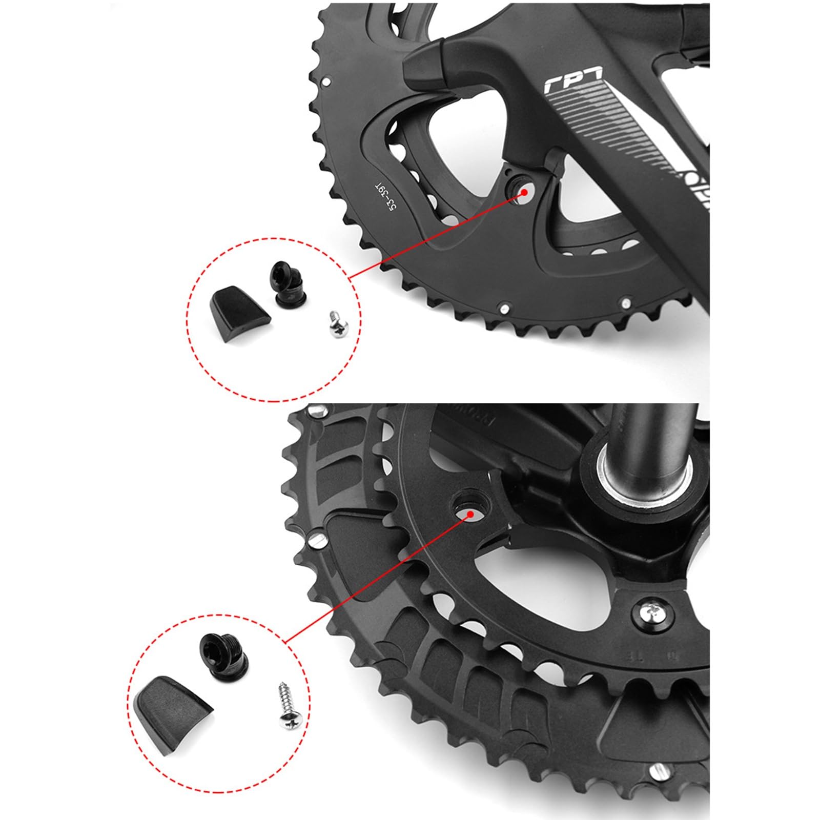 Amazon | ロードバイククランクセット超軽量 170 ミリメートル 172