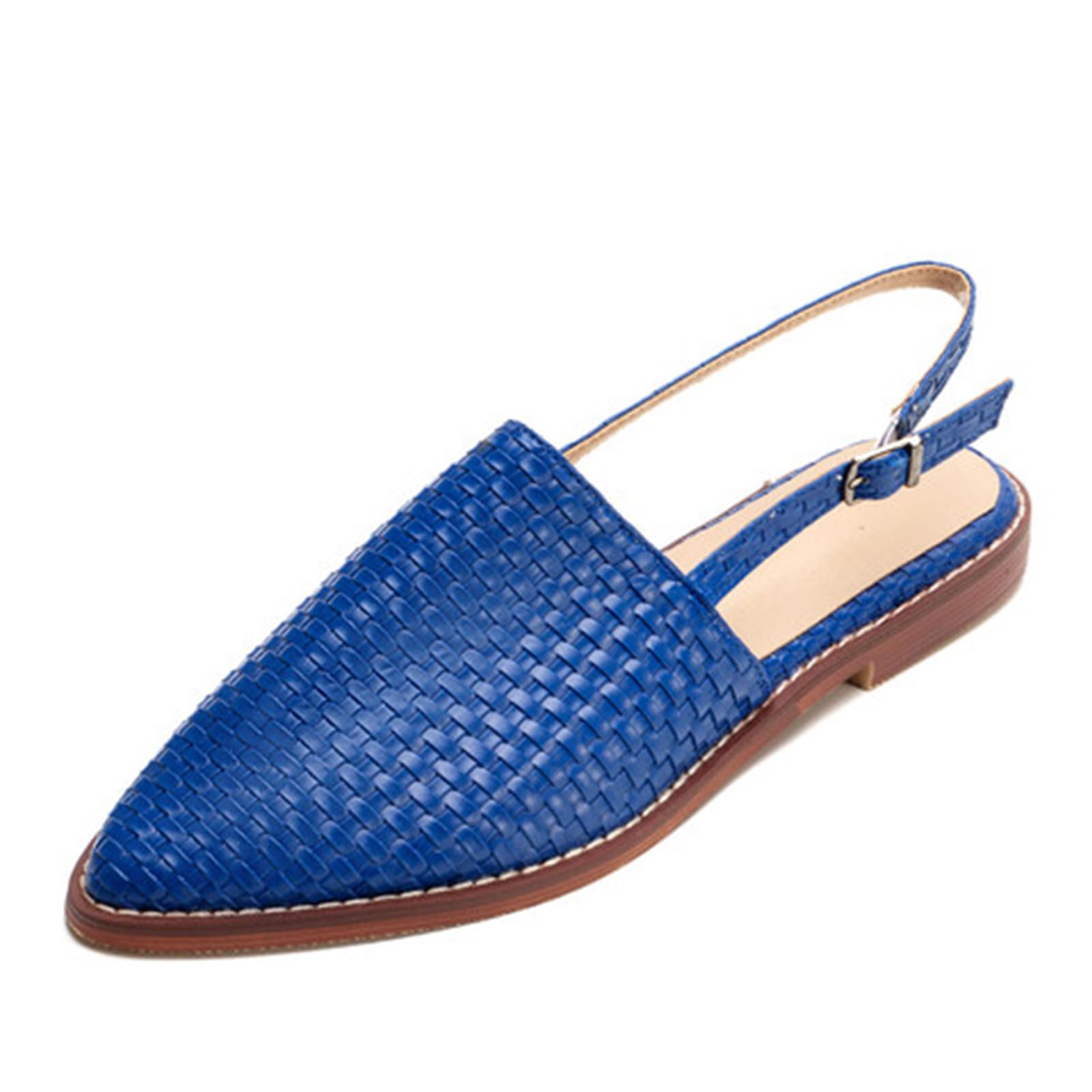 Espadrille Slingback Sandalias planas para mujer