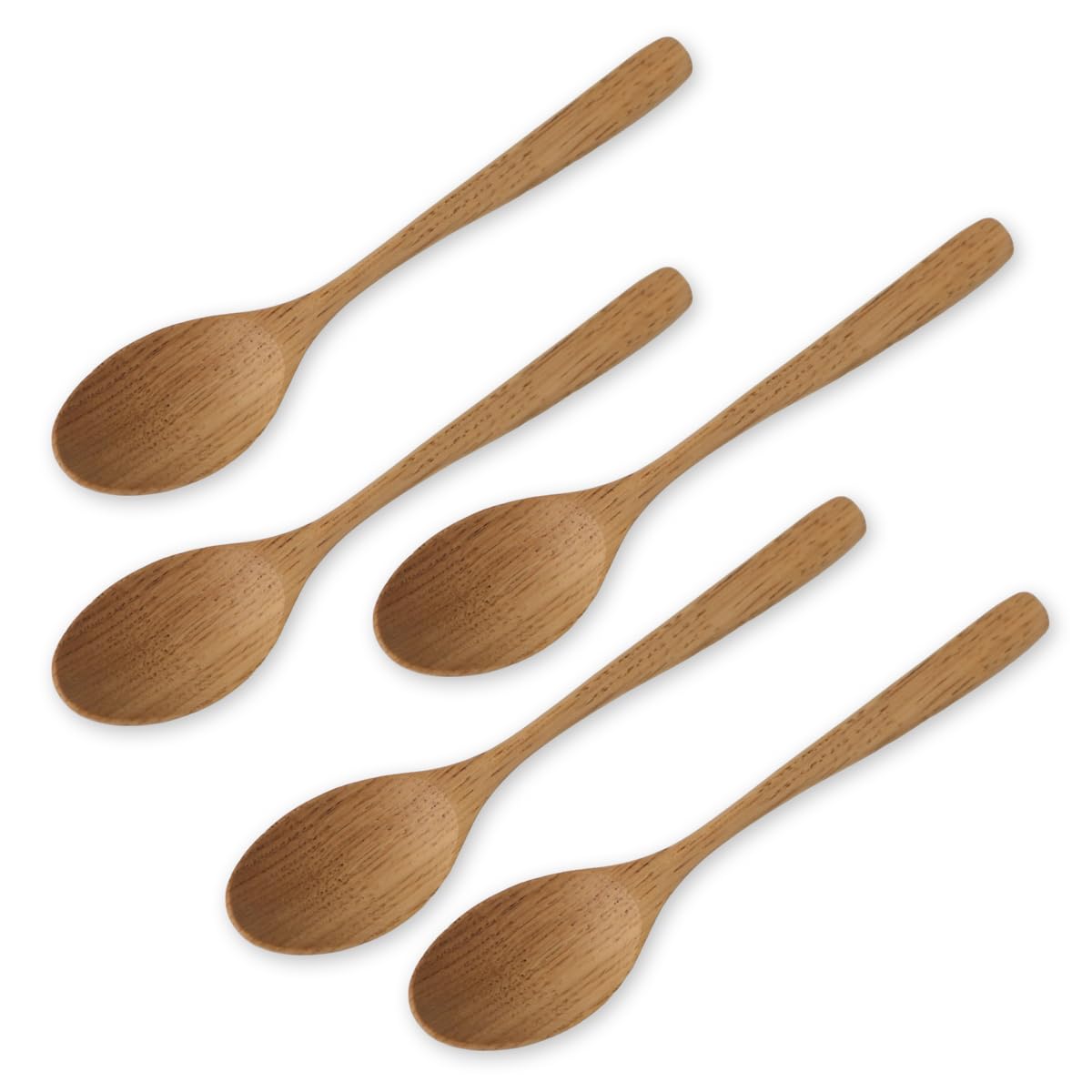 Amazon.co.jp: J-kitchens 木製 栗の木 カレー スプーン 5本 セット