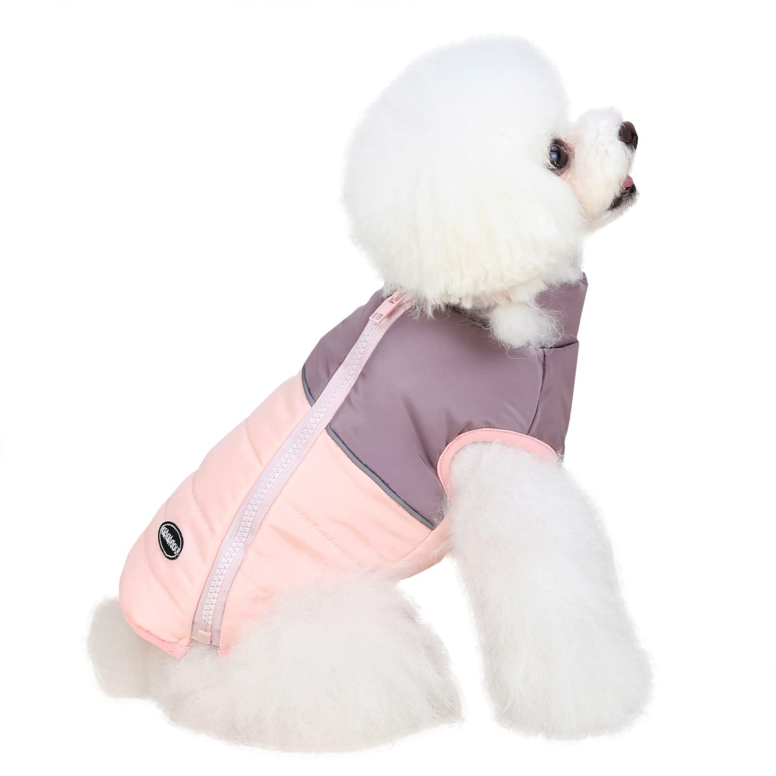 Izefia Manteau Pour Chien Temps Froid Coupe - Vent Veste Polaire Chaud