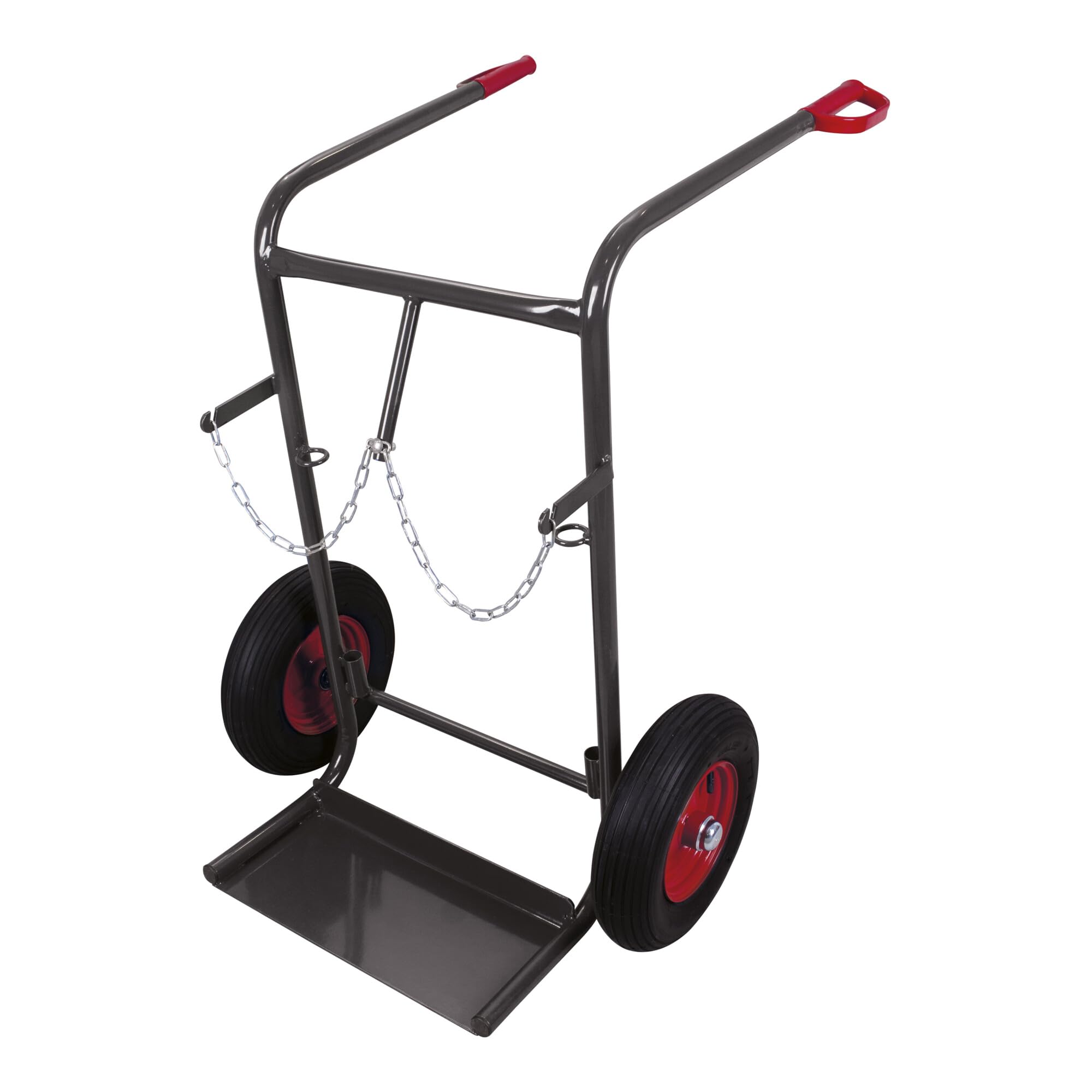 Stahlflaschenkarre für 40-50 Ltr, RAL 7016 RAL 7016 Anthrazitgrau