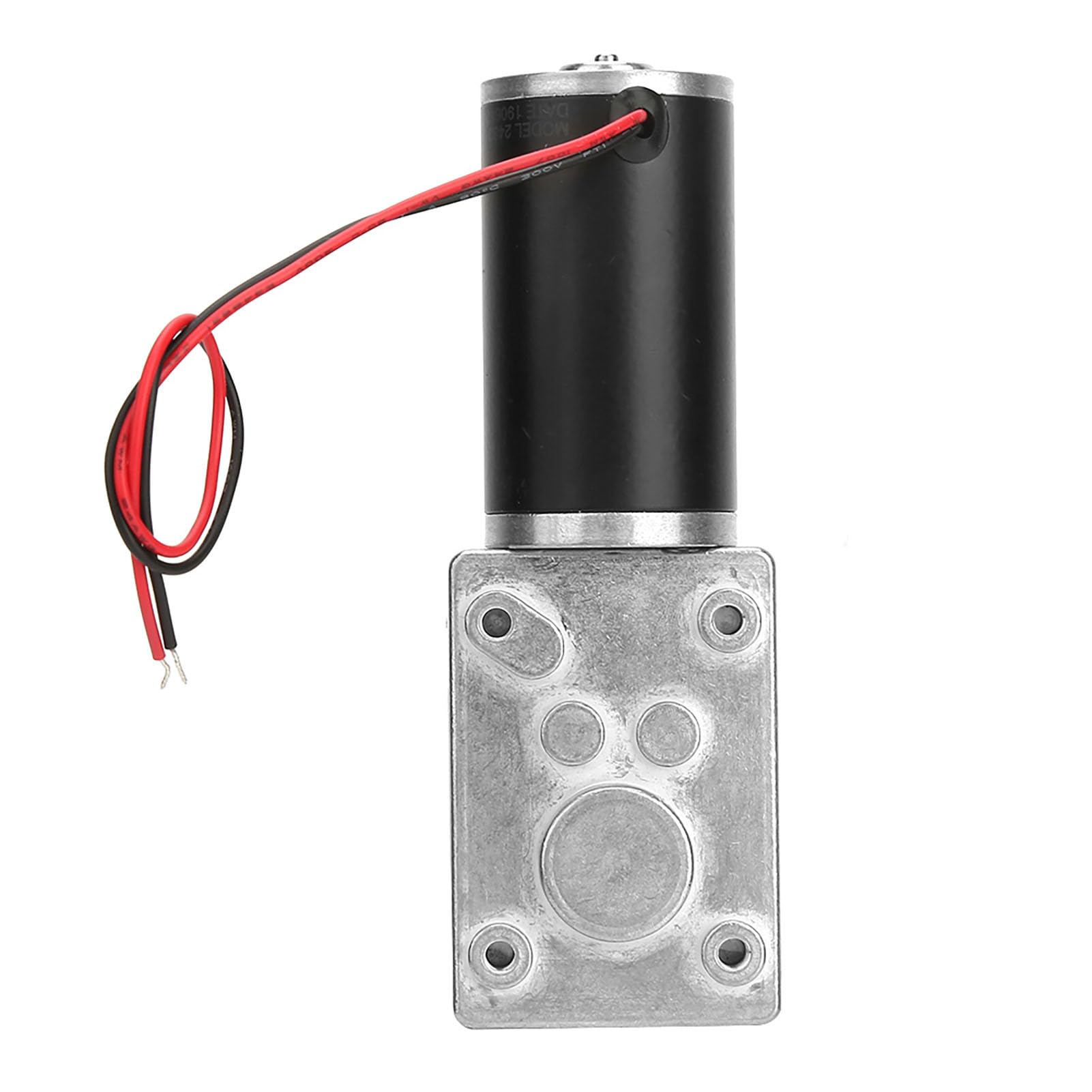 Fafeicy Motoriduttore a Vite Senza Fine DC 12V 10RPM con Albero Reversibile 8mm per Riduzione di Velocità Elettrica