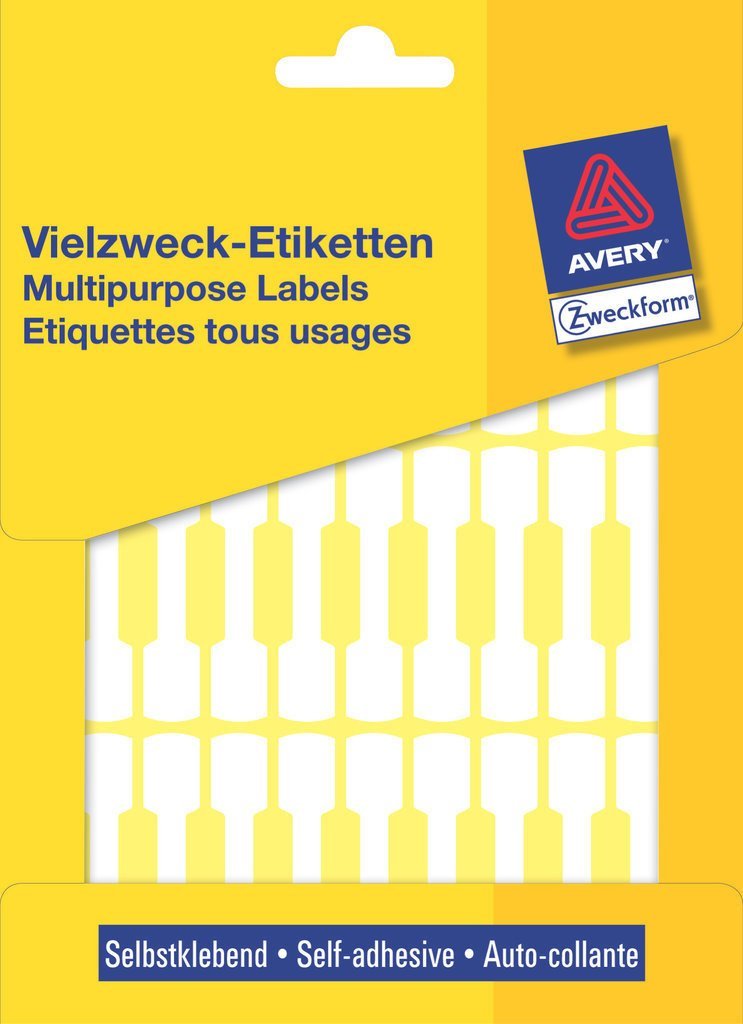 Avery Zweckform 3335 Labels Dumbbell-Shaped Pack of 930 White