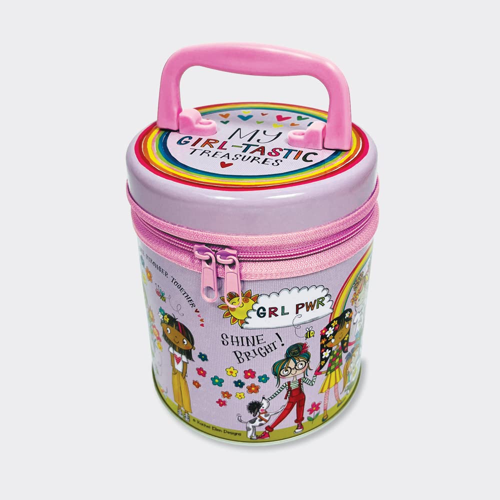 Rachel Ellen Zip Storage Tin - My Girl-Tastic Treasures - ZIP9