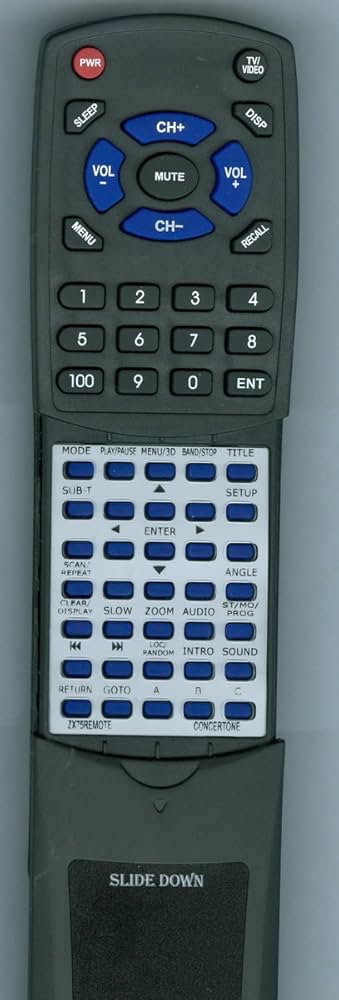 リモコンです Amazon.com: CONCERTONE ZX75、ZX75REMOTE 的替換遙控器: 電子