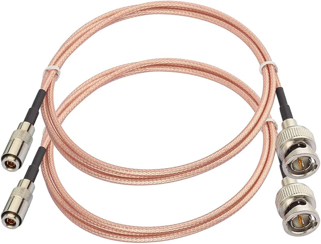 BINGFU DIN 1.0/2.3 Male to BNC Male 75 Ohm Video SDI Cable 3 feet 1m 2-Pack for 3G HD SDI Video Recorder Camera Assist Monitor Audio Gateway Hub Broadcast Router Frame Synchronizer Sync Converter