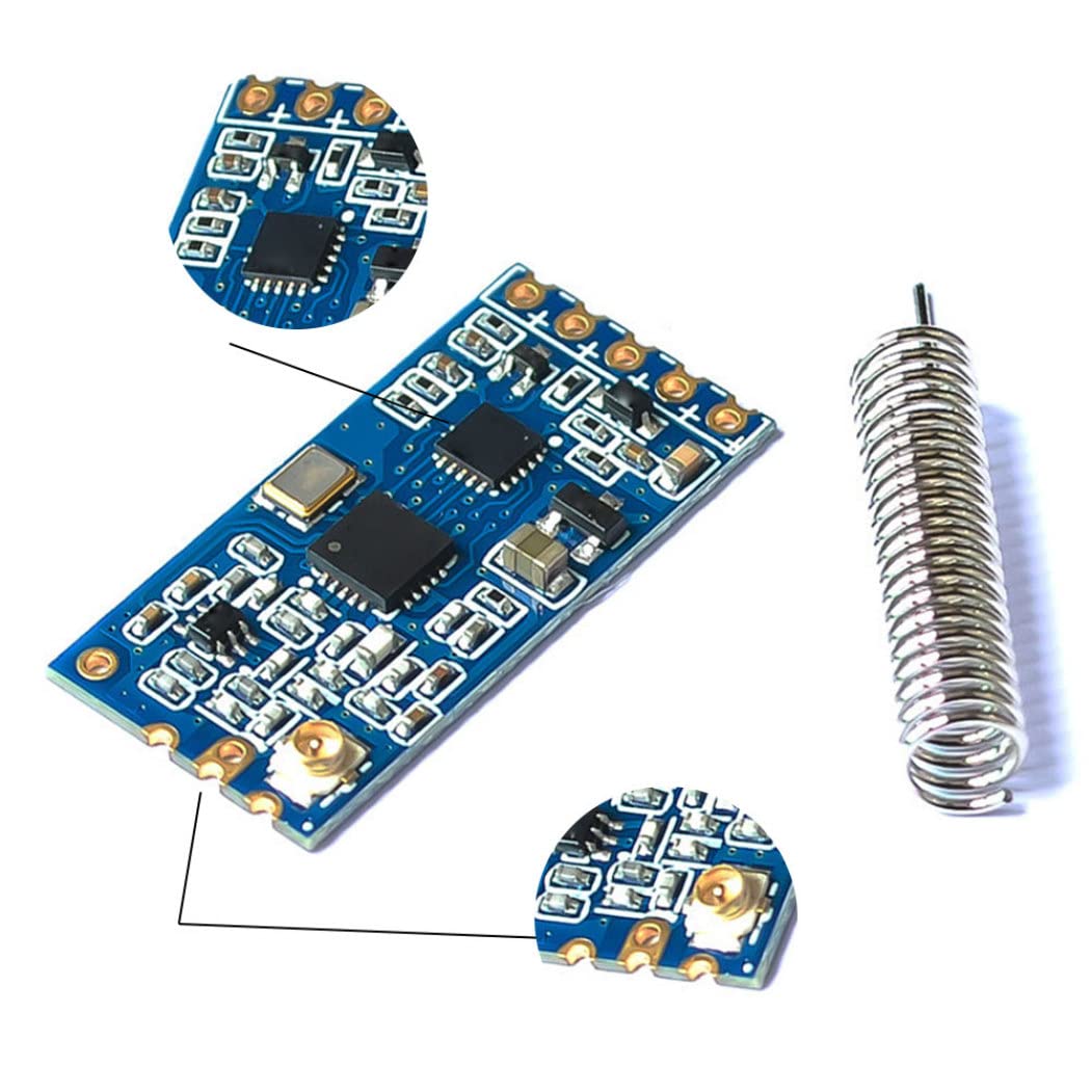 2PCS Module de Port série sans Fil 433MHz HC-12 SI4463 SI4438 1000m Transmission DE Distance