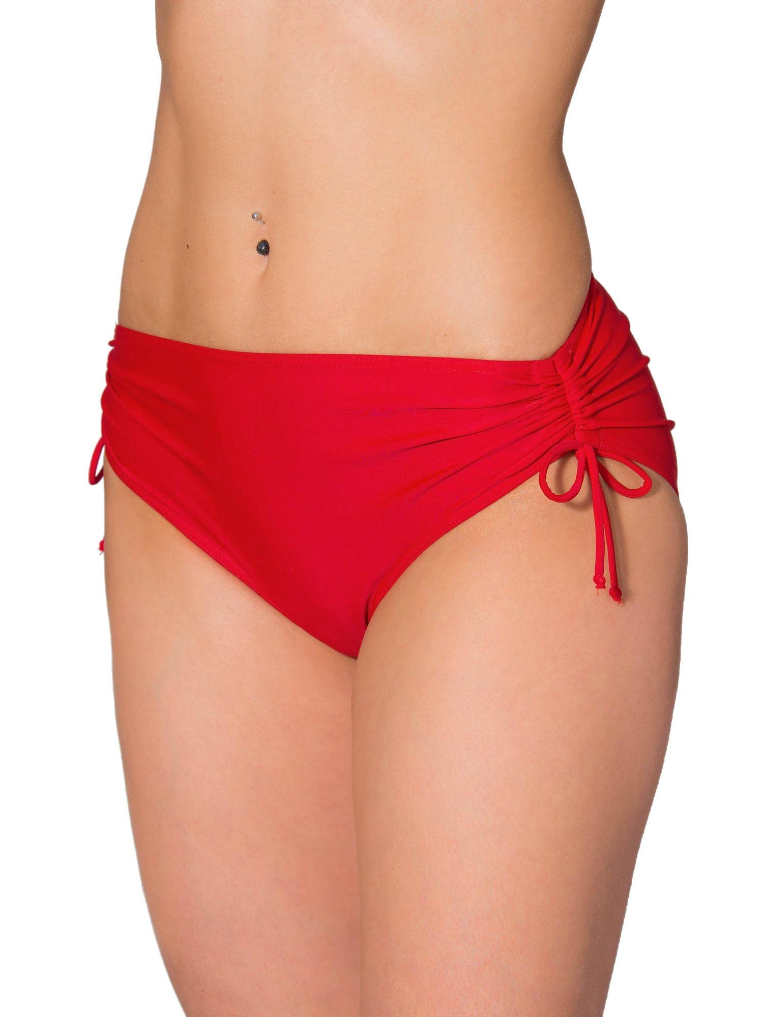 Aquarti Bikinihose Damen mit Raffung – Bikinihosen für Damen mit Bindebändern, schnelltrocknend