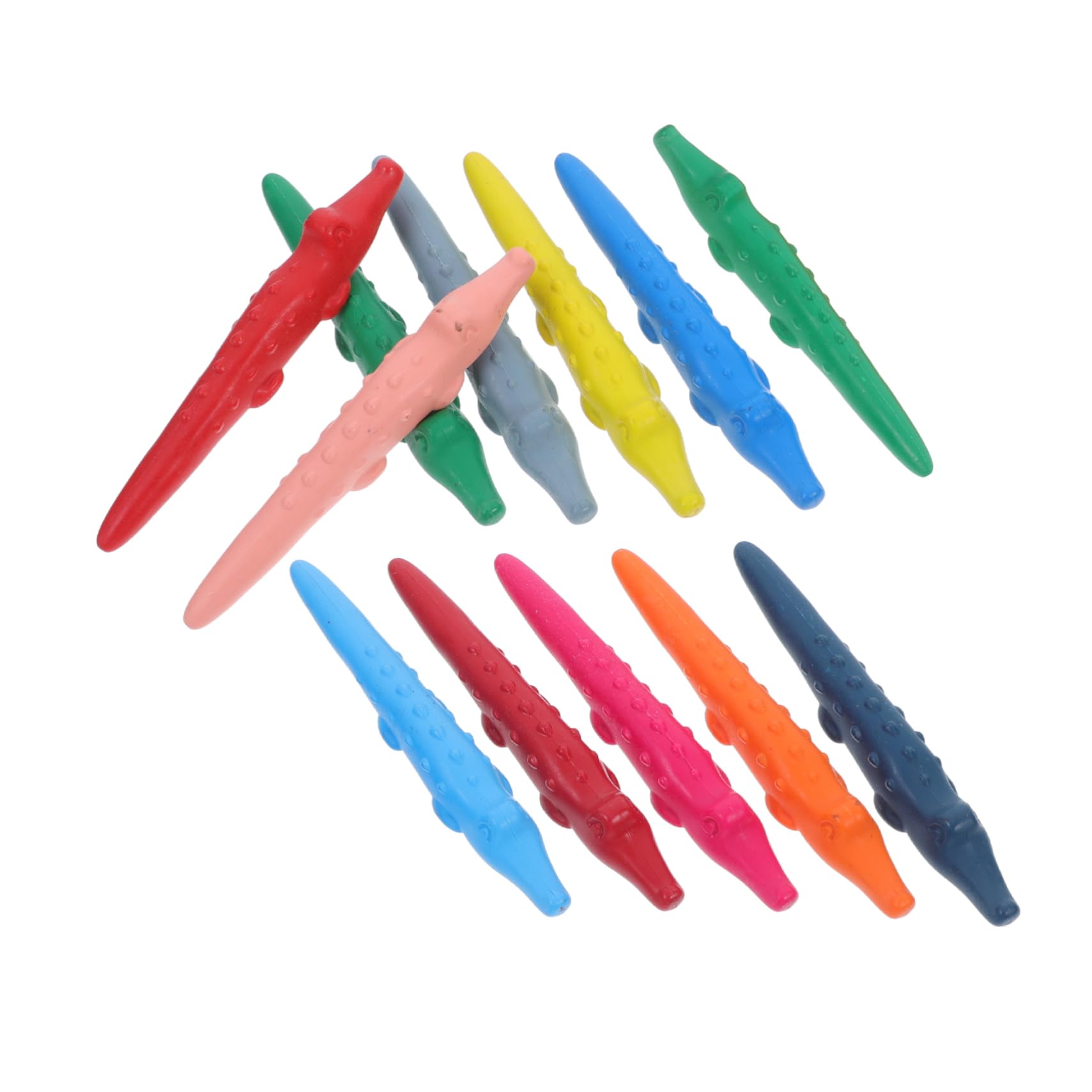 VILLCASE Jumbo Washable Crayons for Toddlers Bulk Individual Packs Triangular Pencil Crayons Kids Handcraft Supply