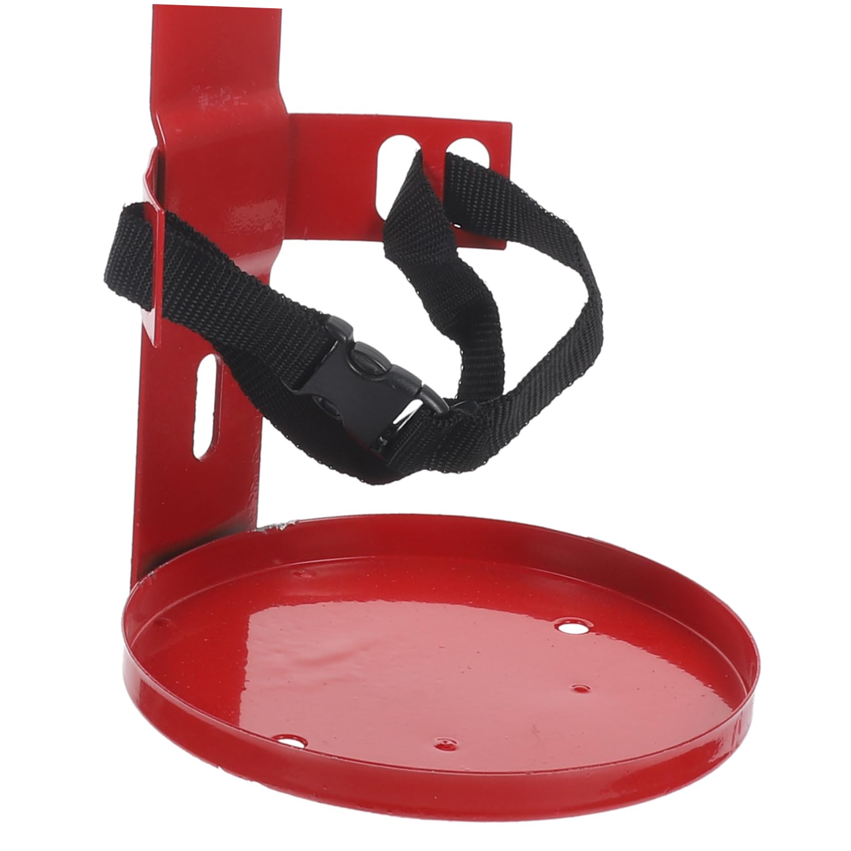 Veemoon Soporte de Hierro y Poliéster para Extintor de Incendios Rojo de Pared con Diseño Ahorrador de Espacio para Barco y Hogar