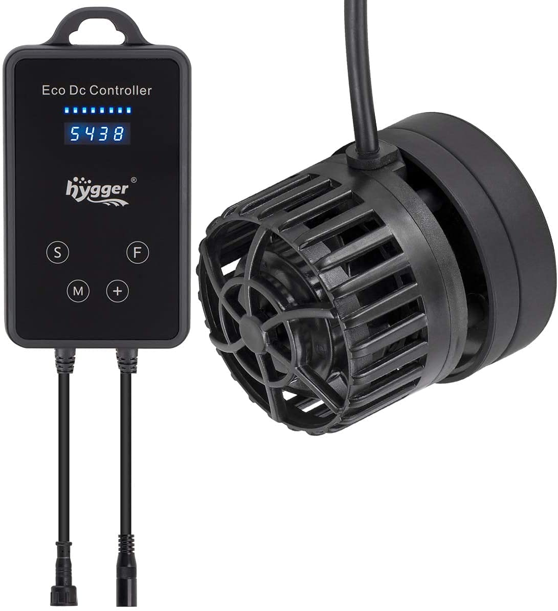 hygger Mini bomba de onda para acuario, bomba magnética CC con regulador LED, bomba de circulación de agua 6000 L/H, bomba de flujo de agua, bomba de flujo de acuario, bomba de flujo, para agua dulce